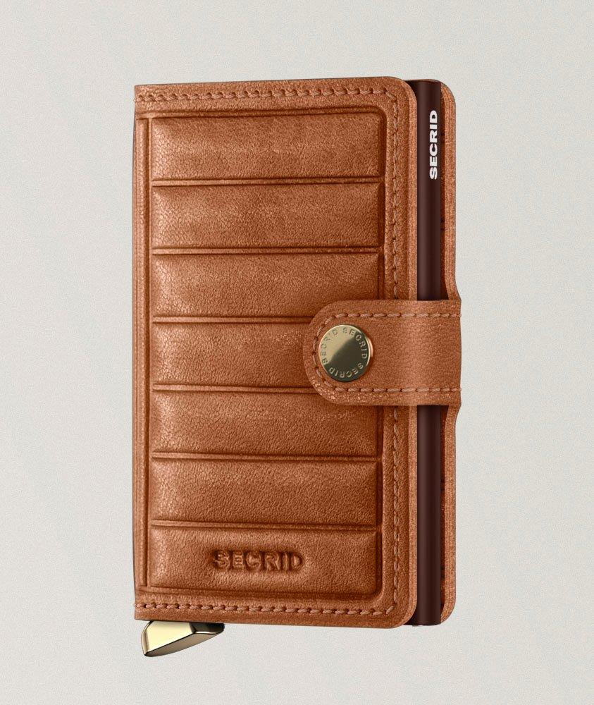 Embossed Leather Miniwallet image 0