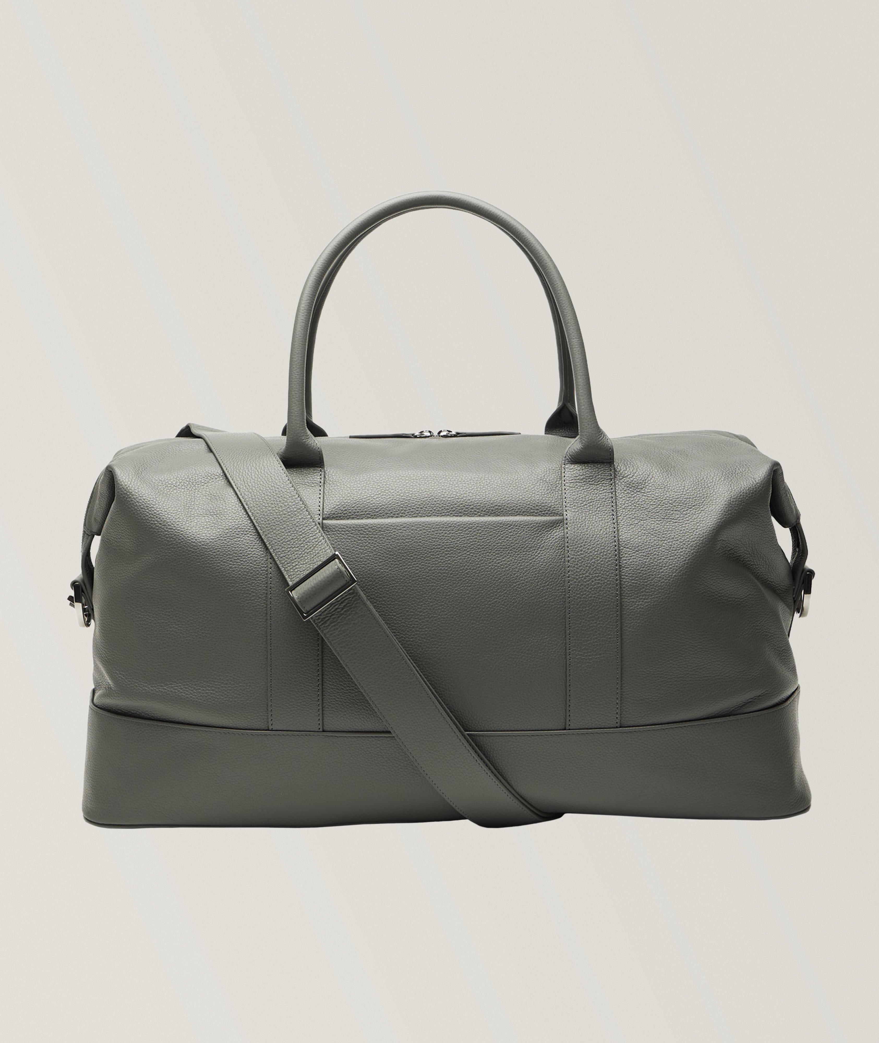 Kelowna Pebble-Grain Leather Duffle Bag image 1