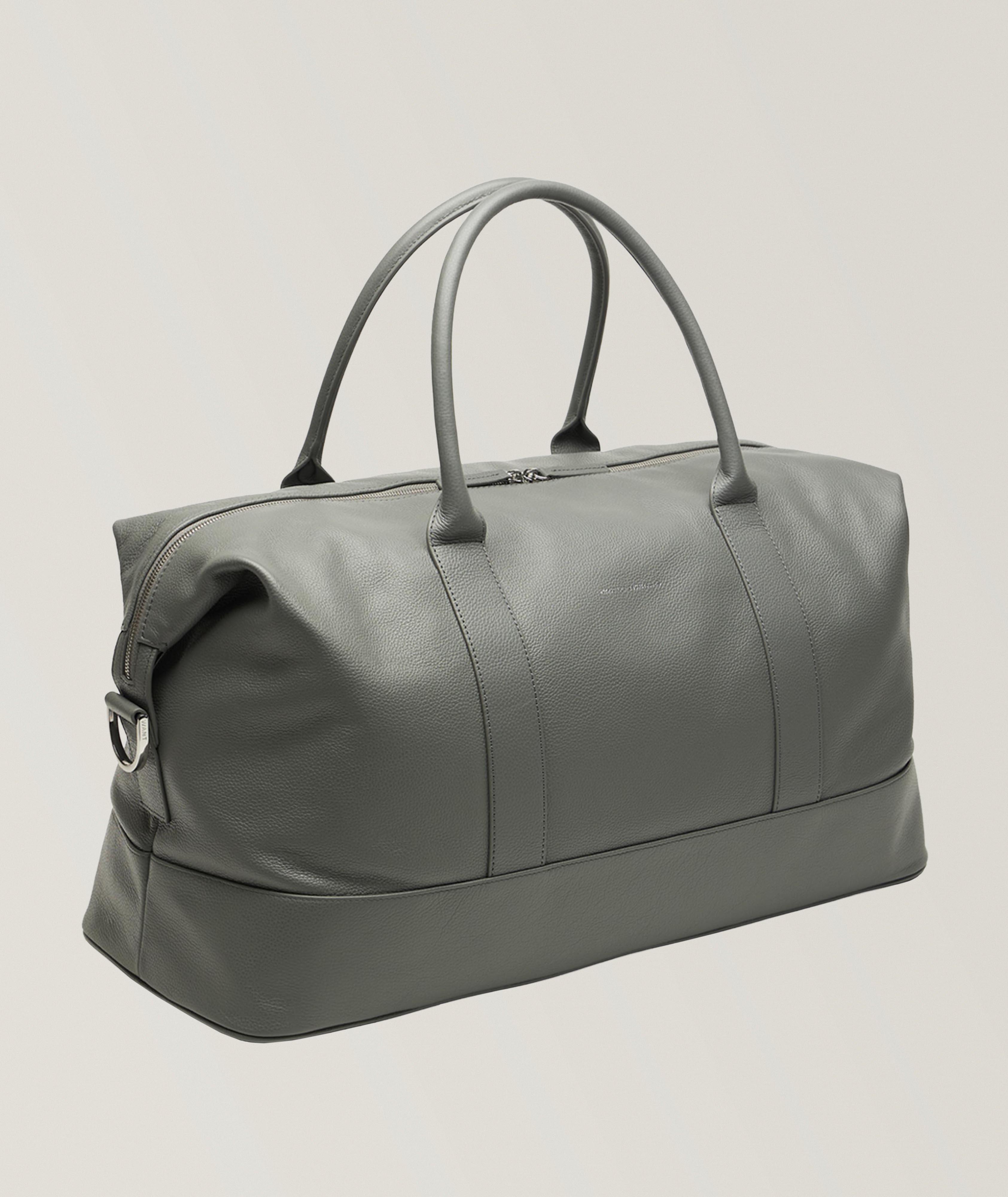 Kelowna Pebble-Grain Leather Duffle Bag image 4