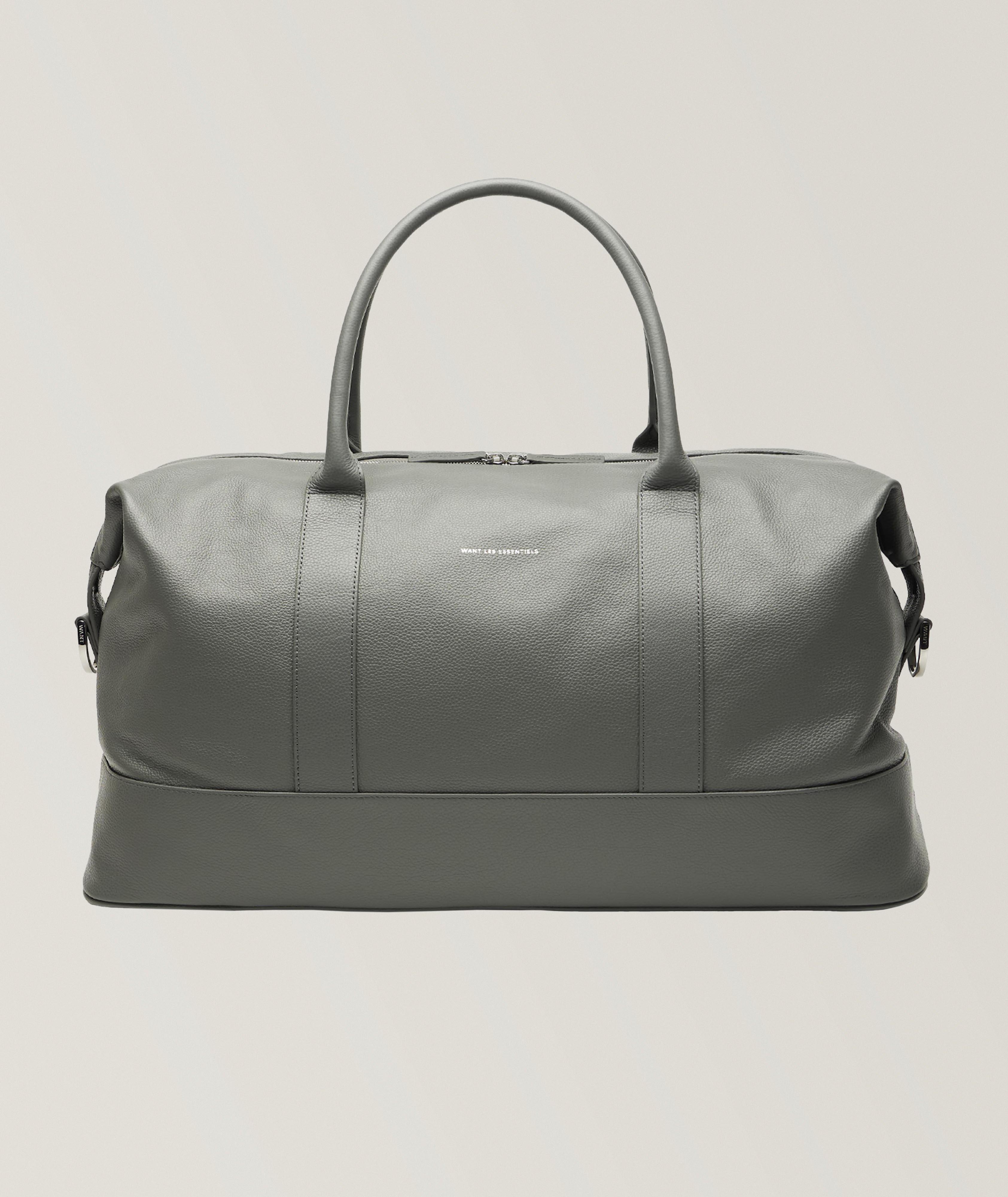 Kelowna Pebble-Grain Leather Duffle Bag image 0