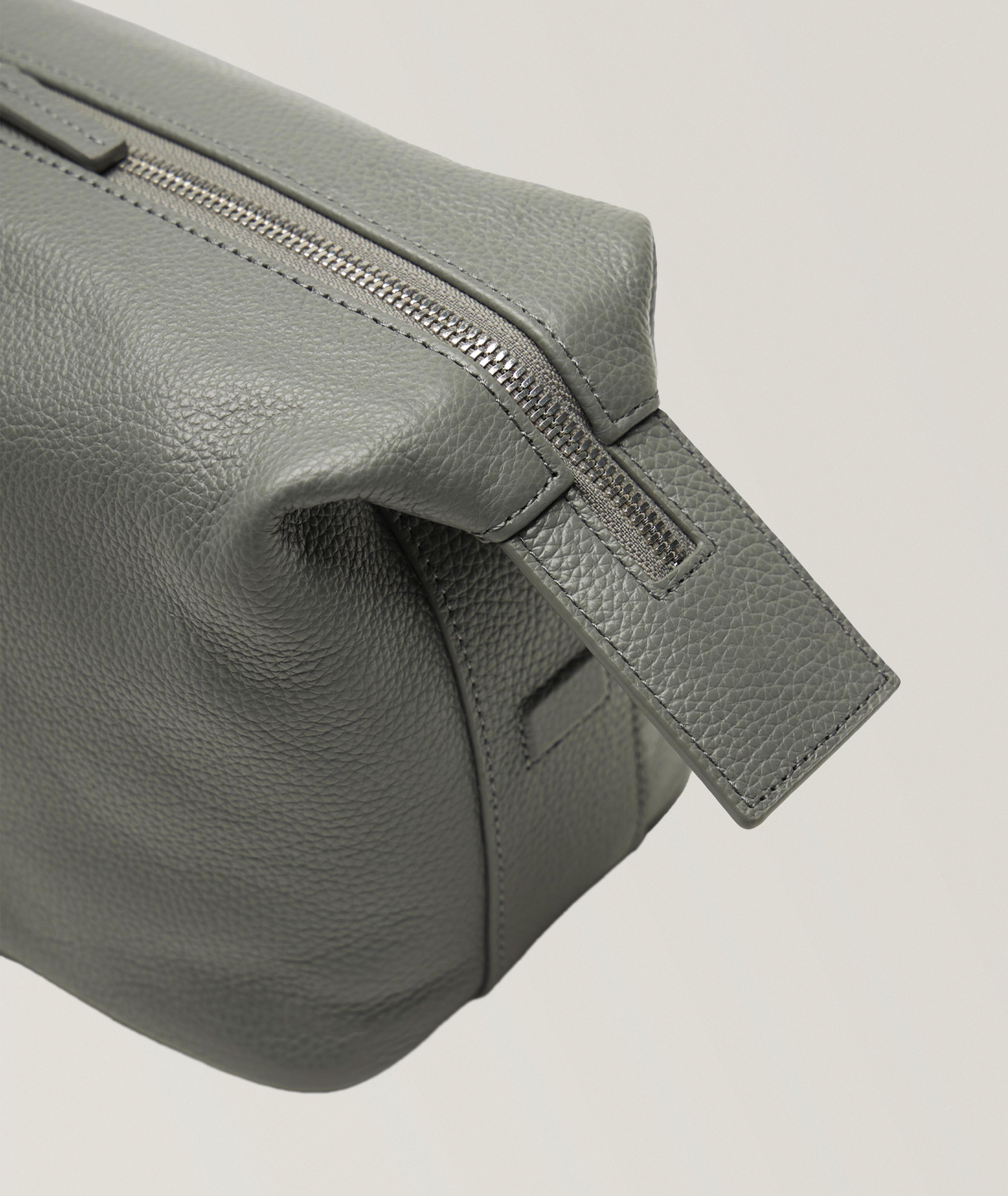 Kenyatta Pebble Grained Leather Toiletry Bag image 2