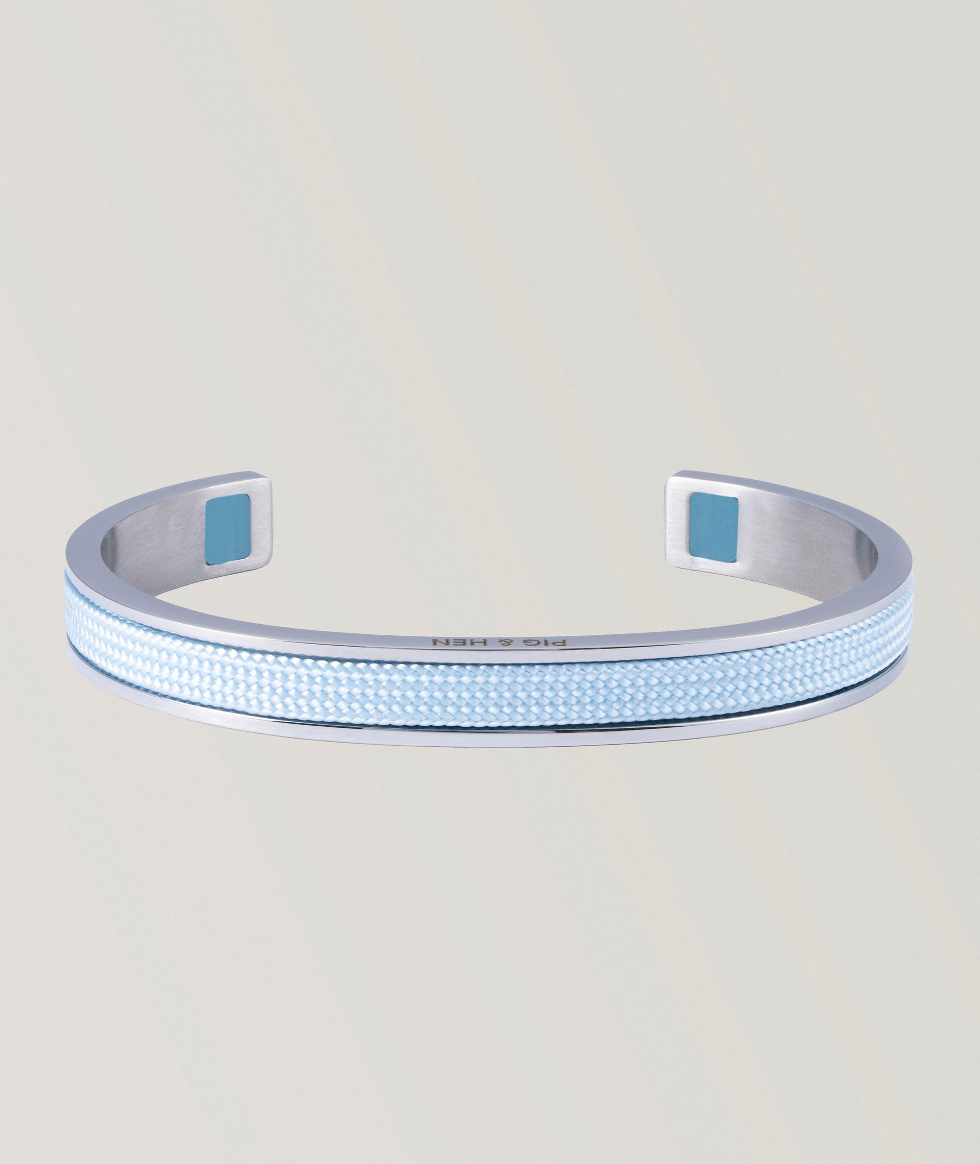 Bracelet manchette en acier inoxydable, collection Navarch image 0