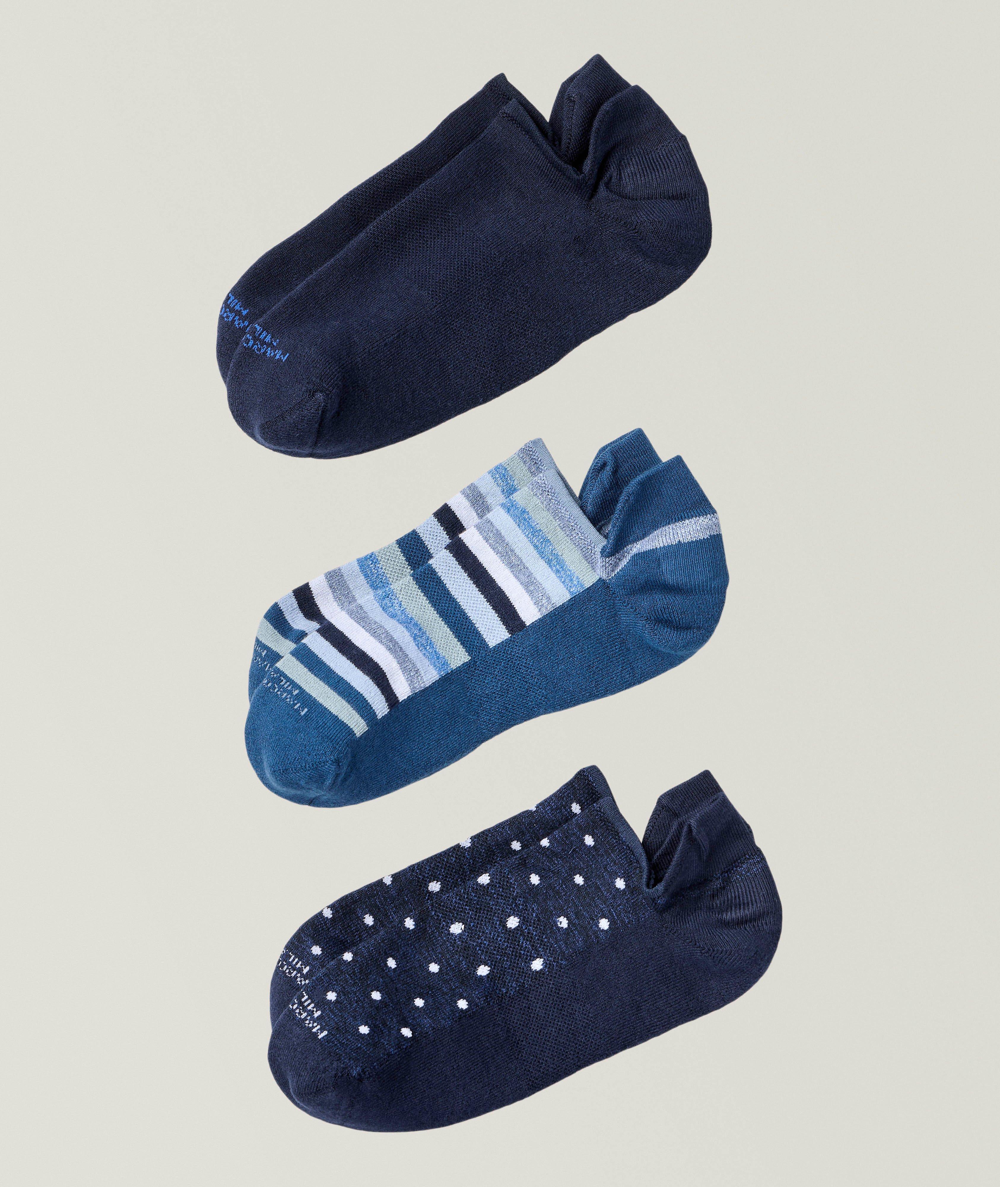 Three-Pack Invisible Sneaker Socks image 0