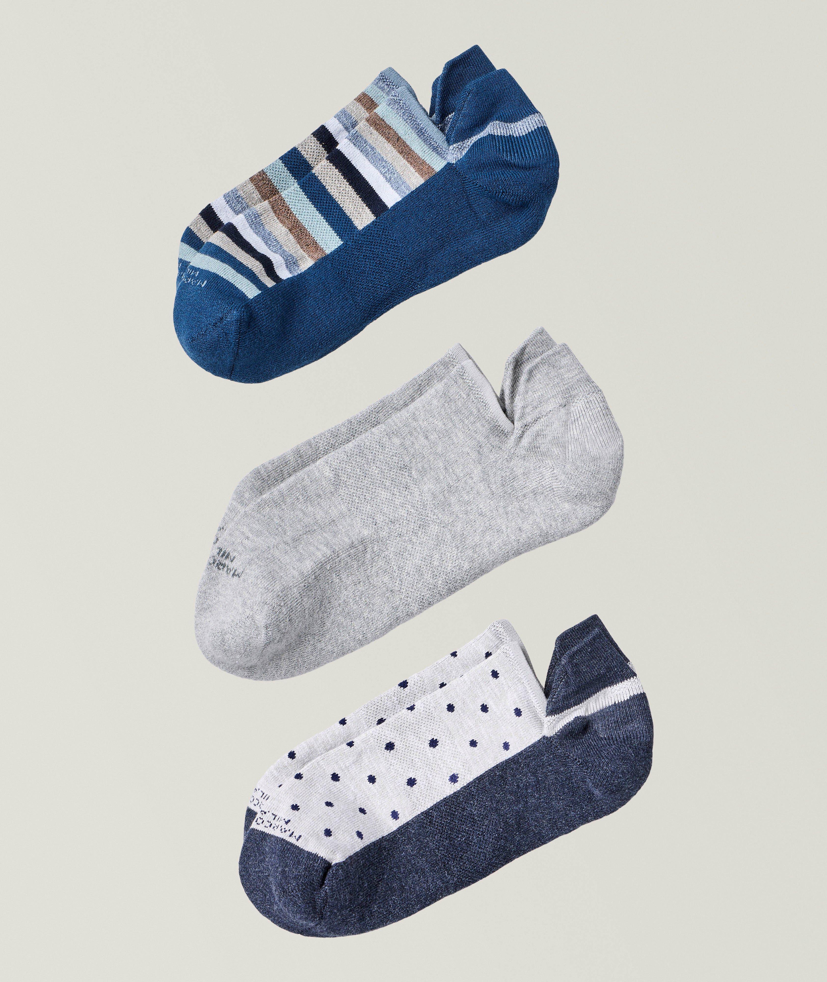 Three-Pack Invisible Sneaker Socks image 0