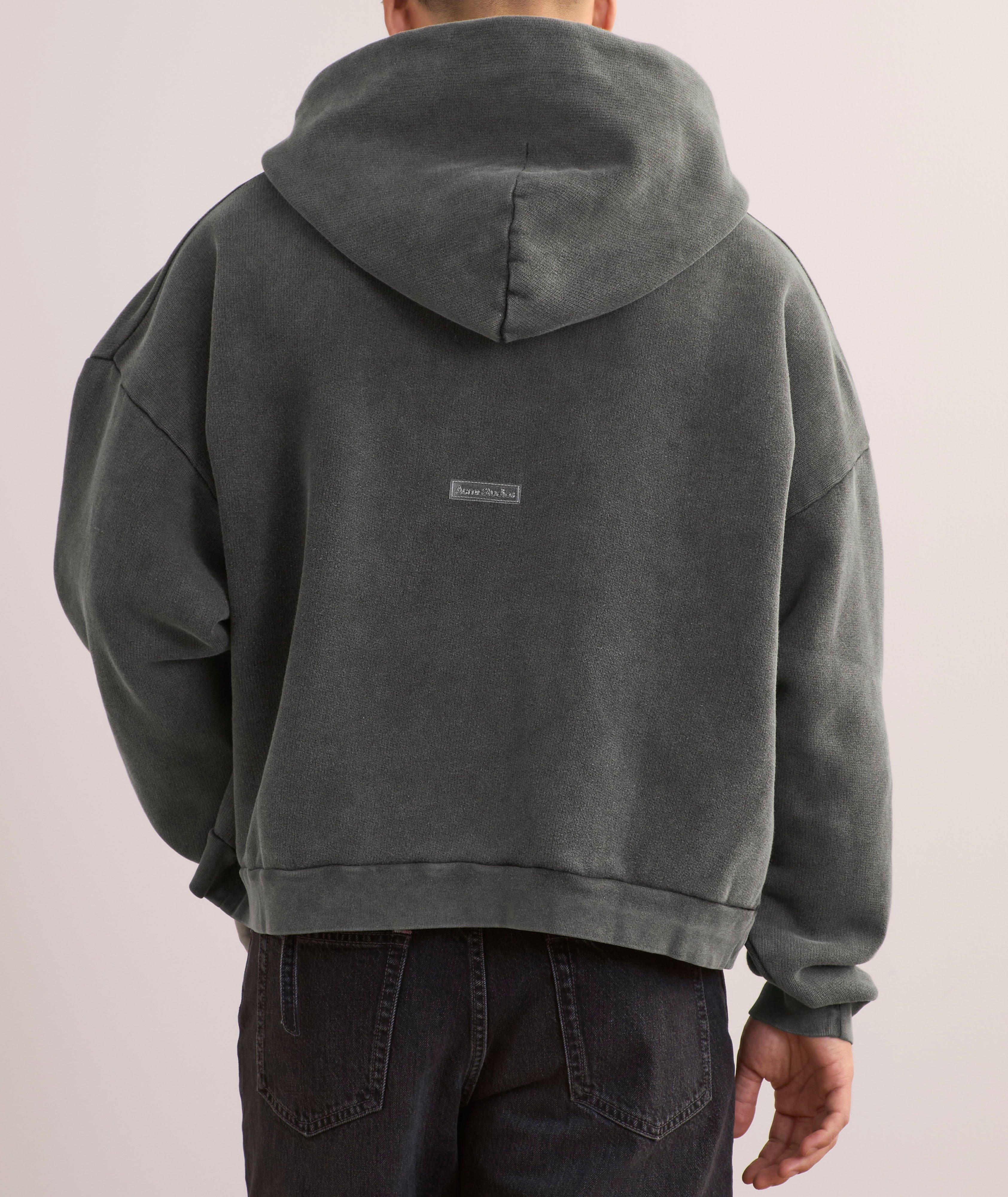 Garment-Dyed Cotton Logo Hooded Sweater image 2