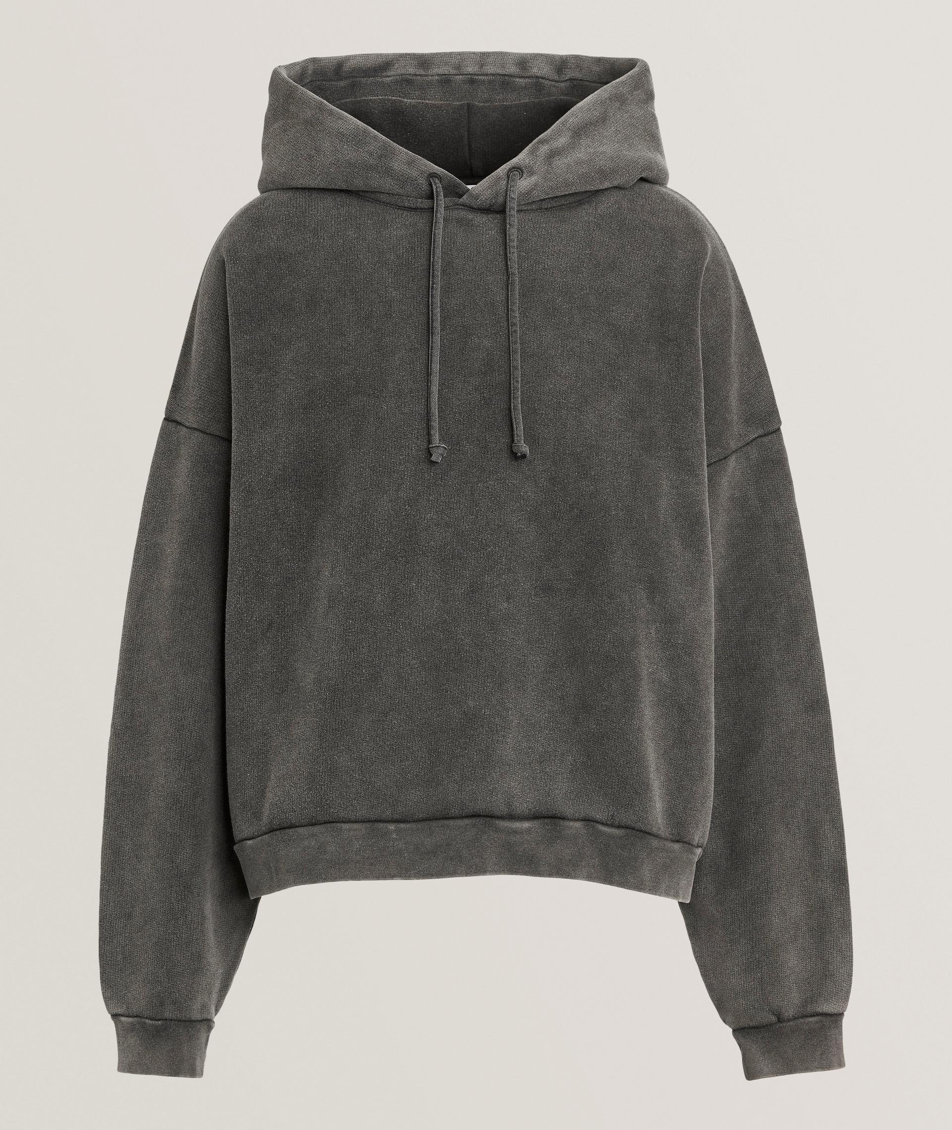 Garment-Dyed Cotton Logo Hooded Sweater image 0