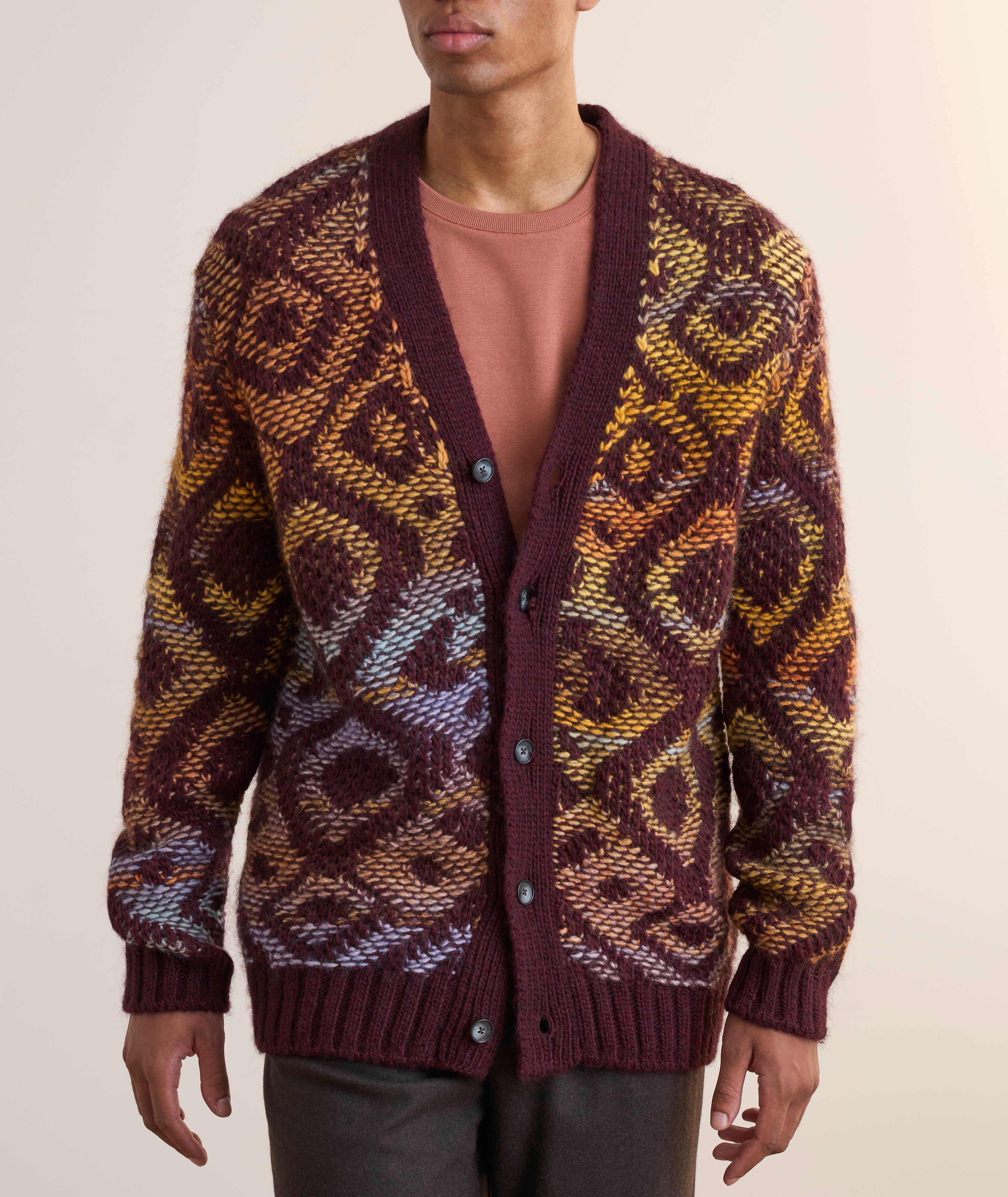Viggo Jacquard Crochet Cardigan image 1