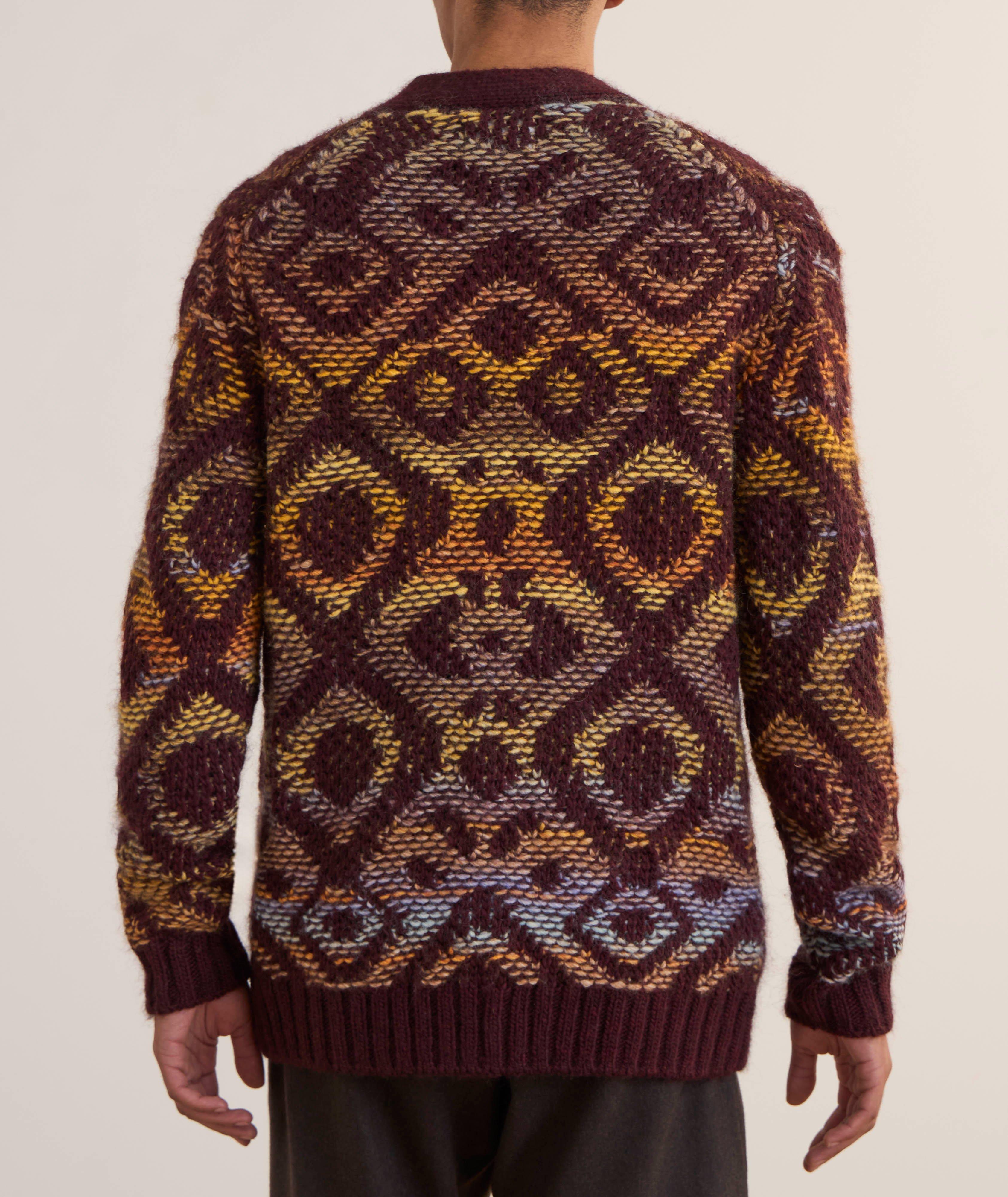 Viggo Jacquard Crochet Cardigan image 2