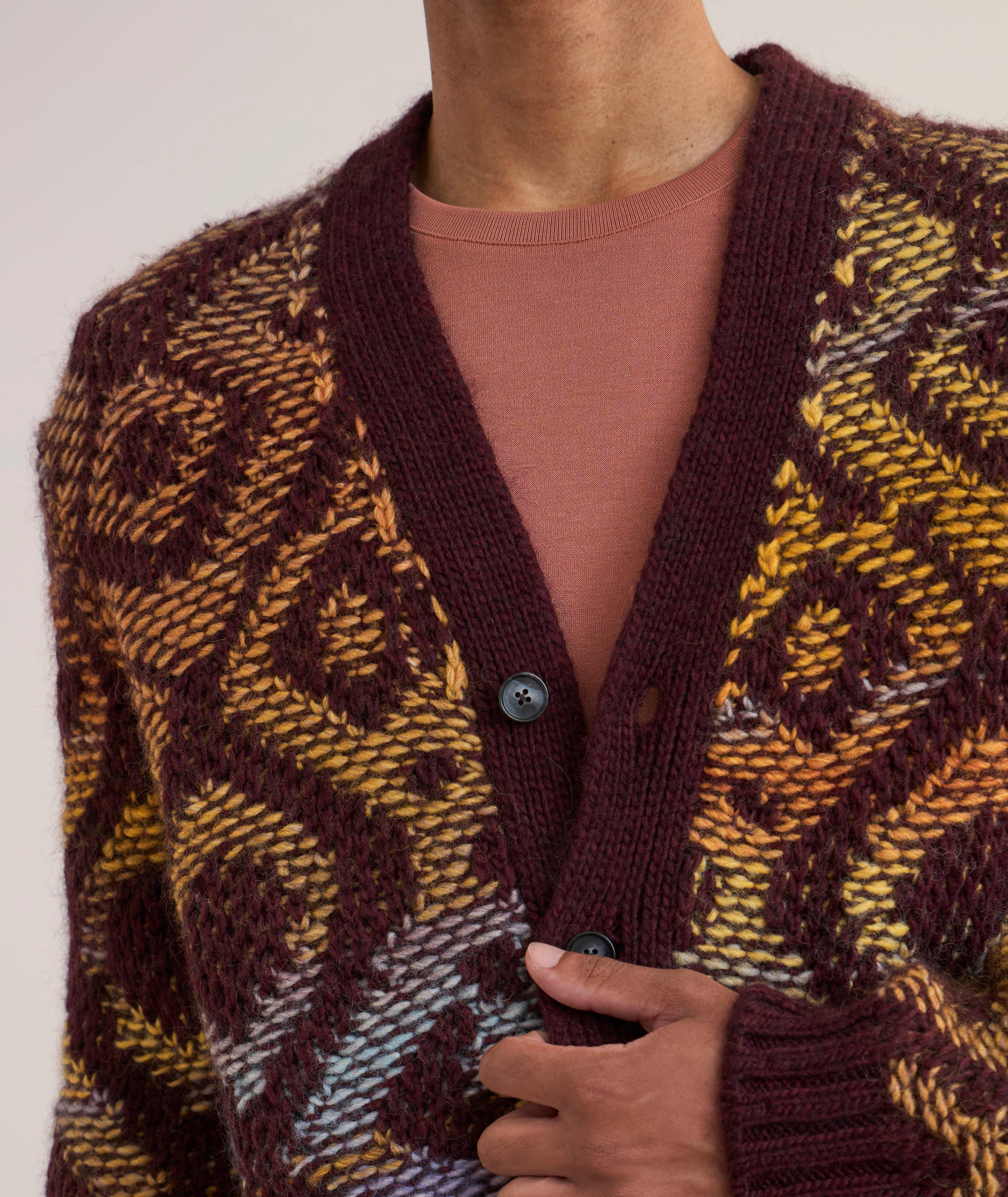 Viggo Jacquard Crochet Cardigan image 3