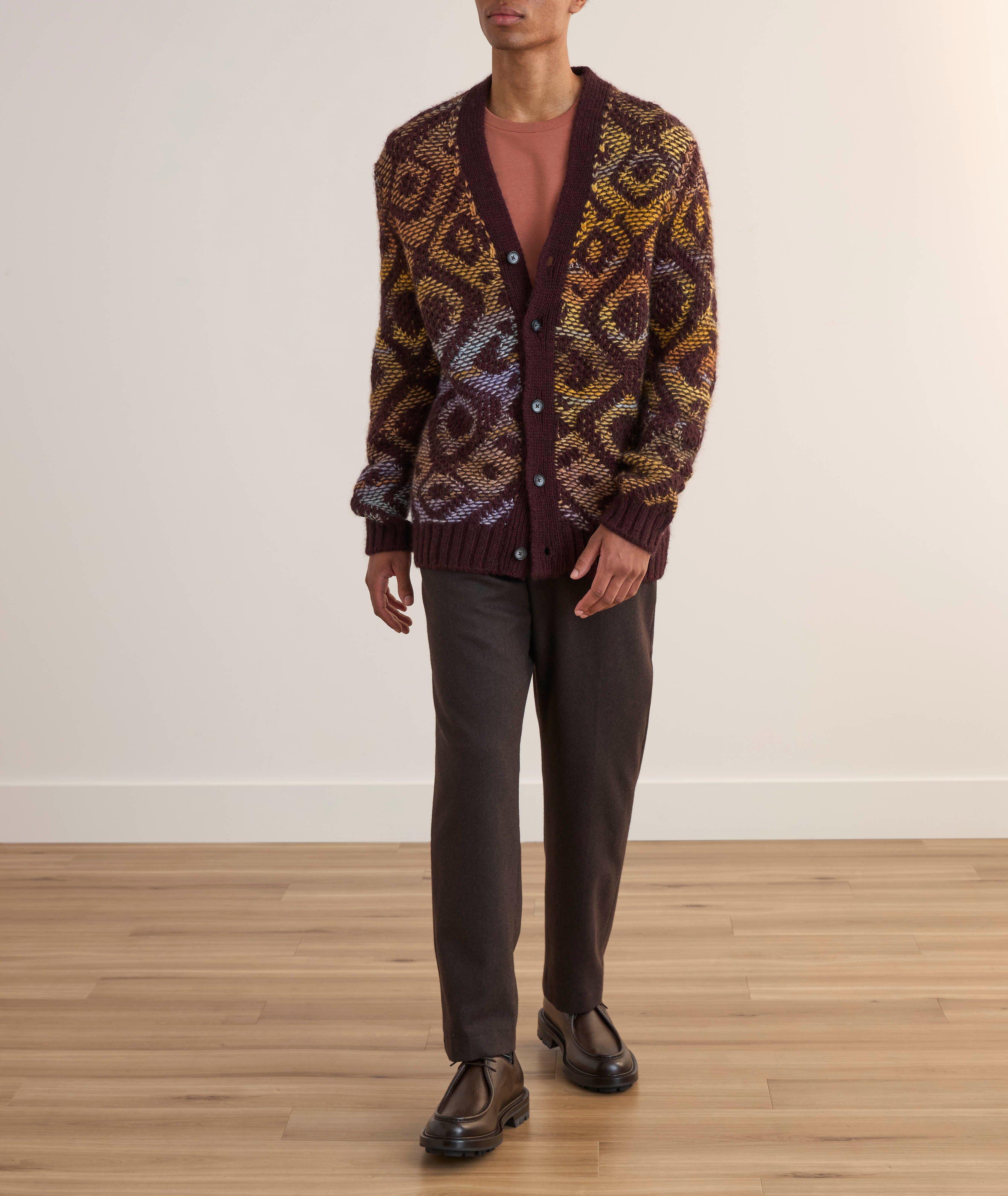 Viggo Jacquard Crochet Cardigan image 4