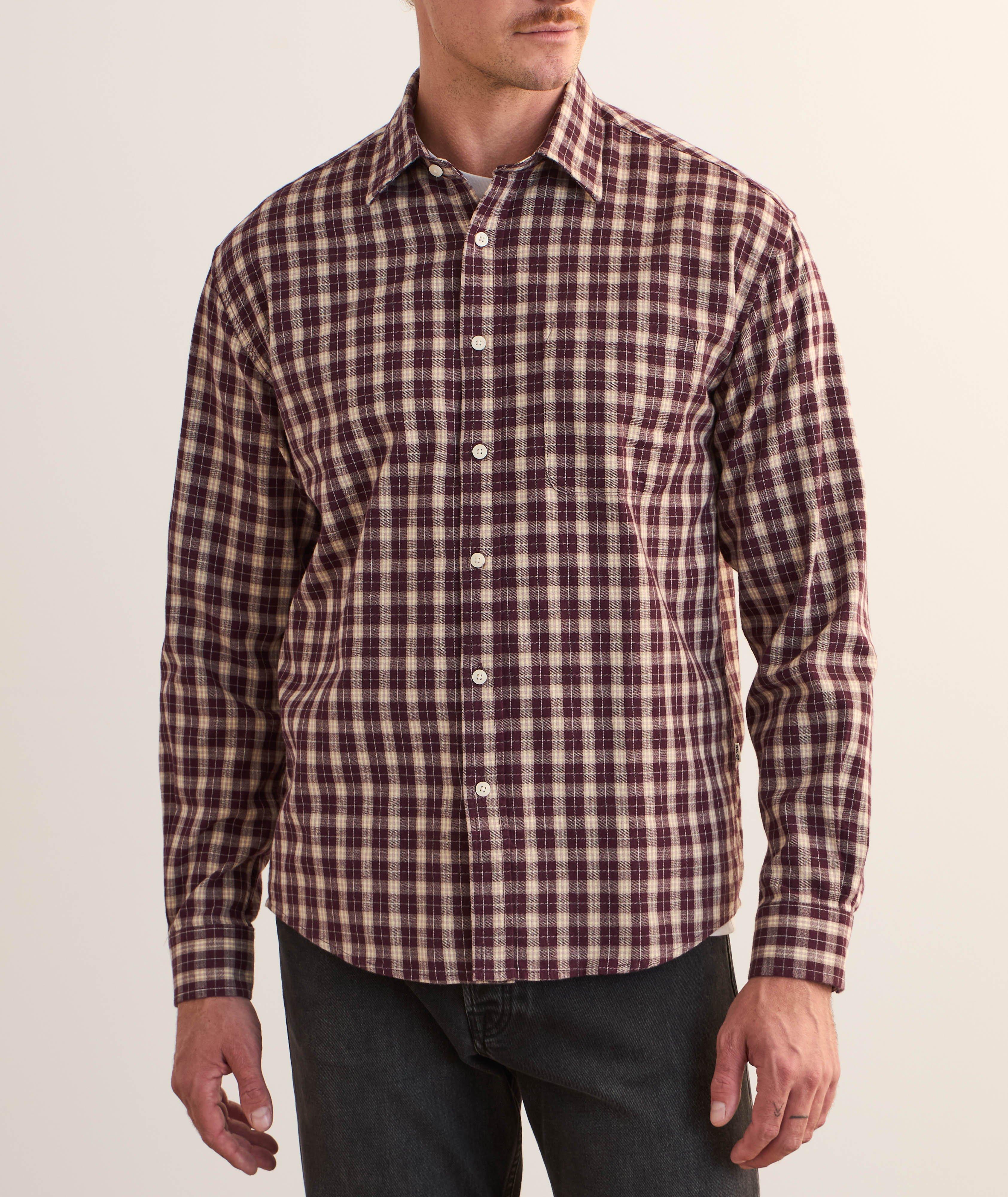 Deon Check Cotton Flannel Shirt image 1