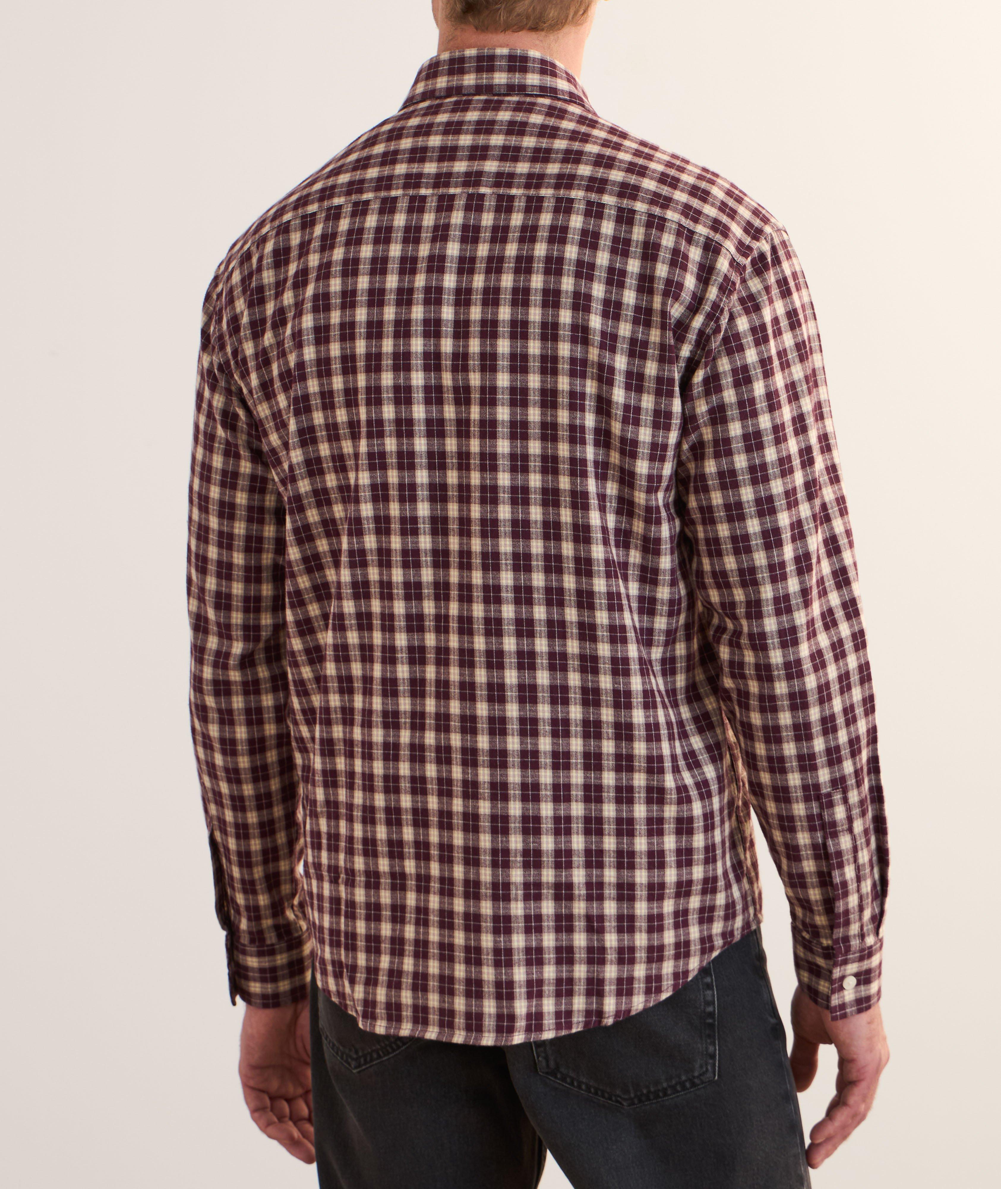 Deon Check Cotton Flannel Shirt image 2
