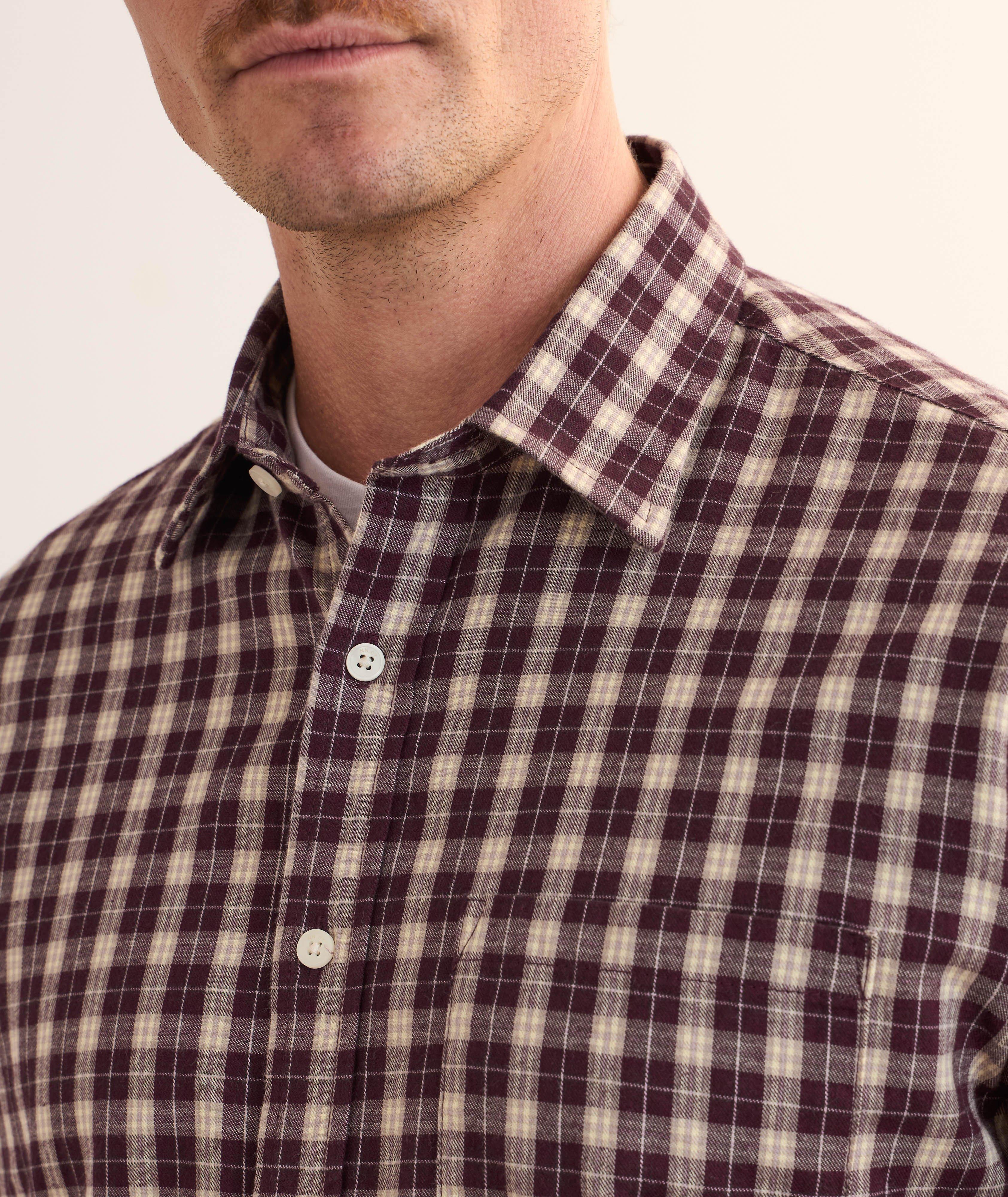 Deon Check Cotton Flannel Shirt image 3