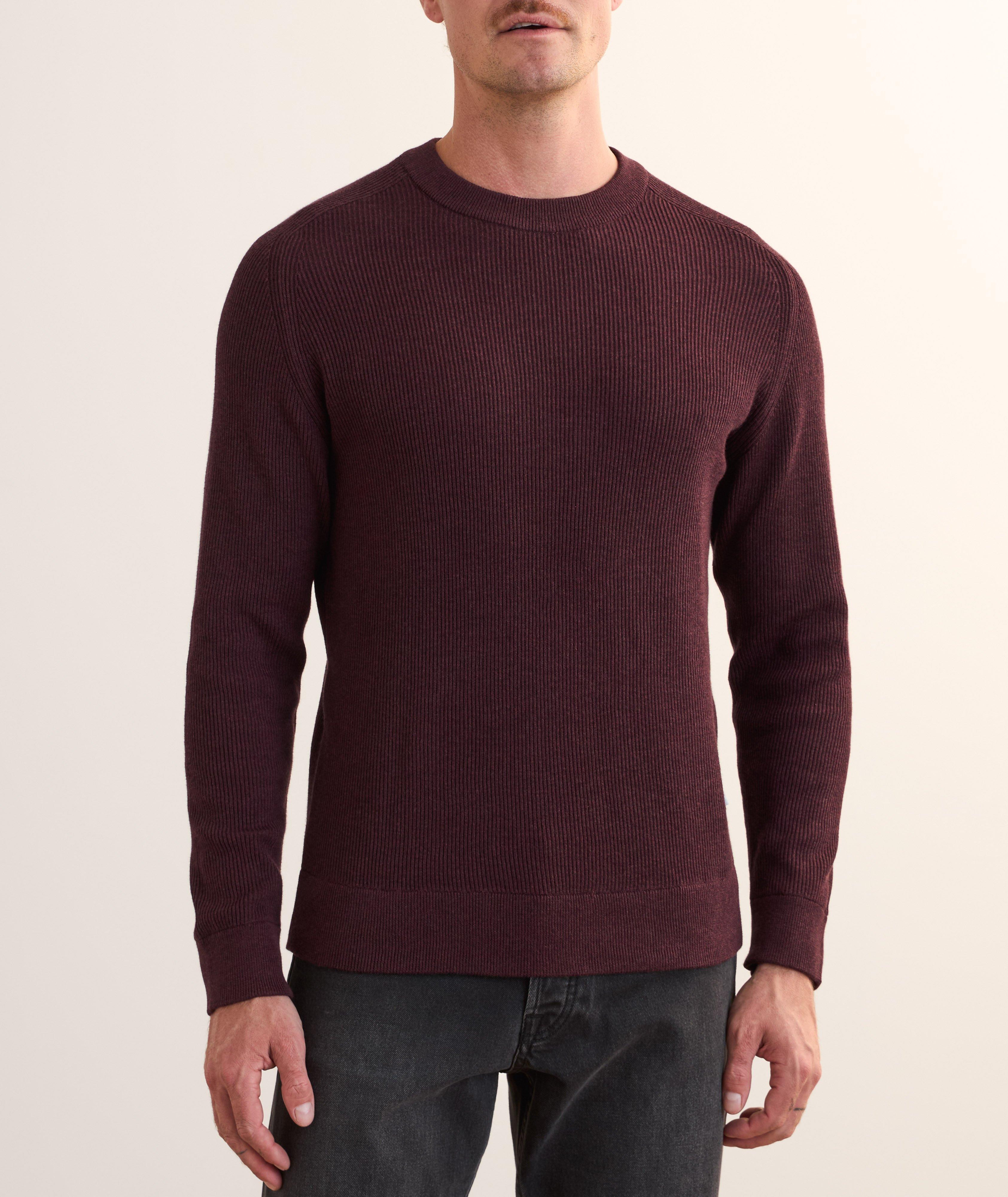 Kevin Ribbed Organic Cotton Sweater image 1