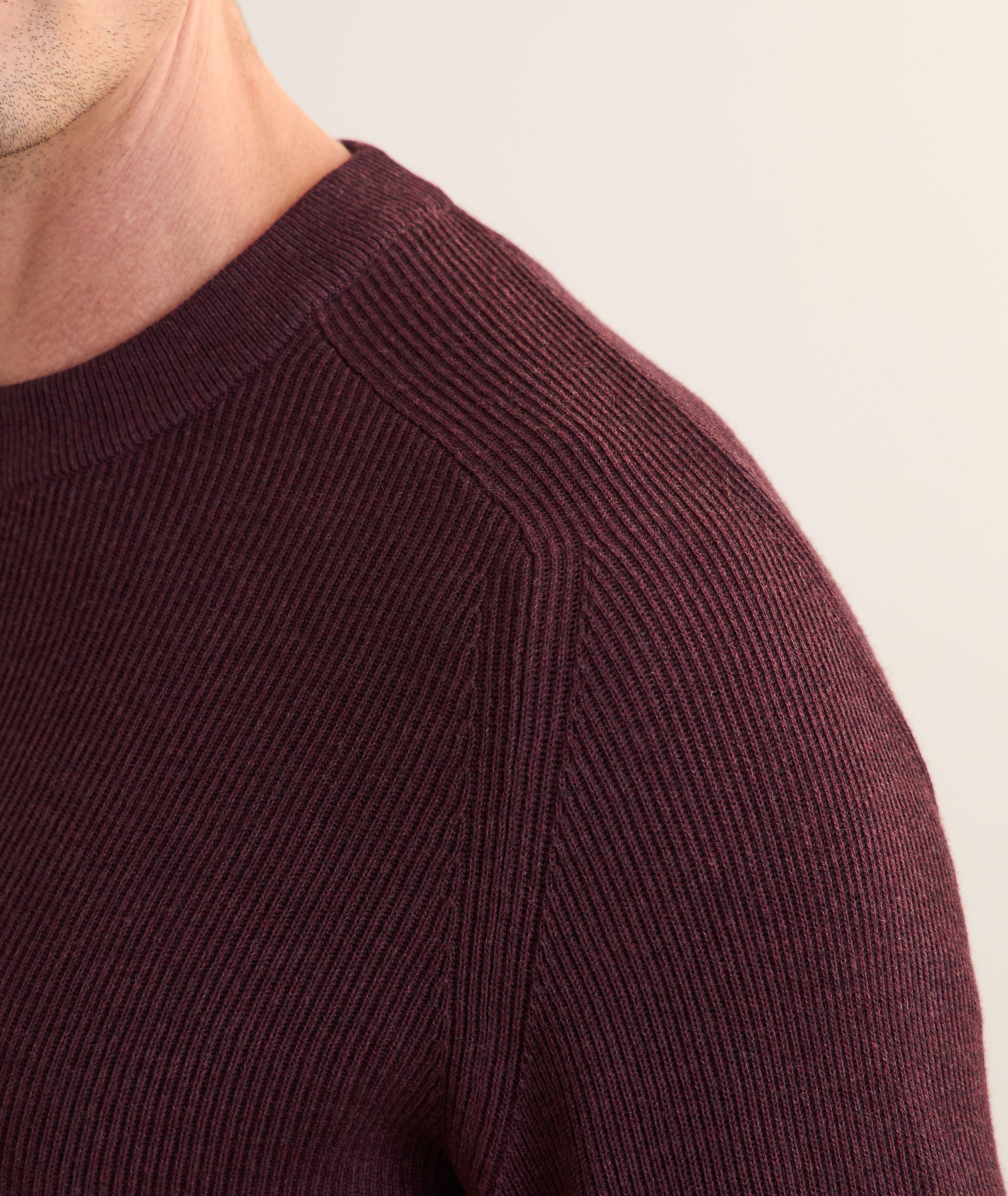 Kevin Ribbed Organic Cotton Sweater image 3
