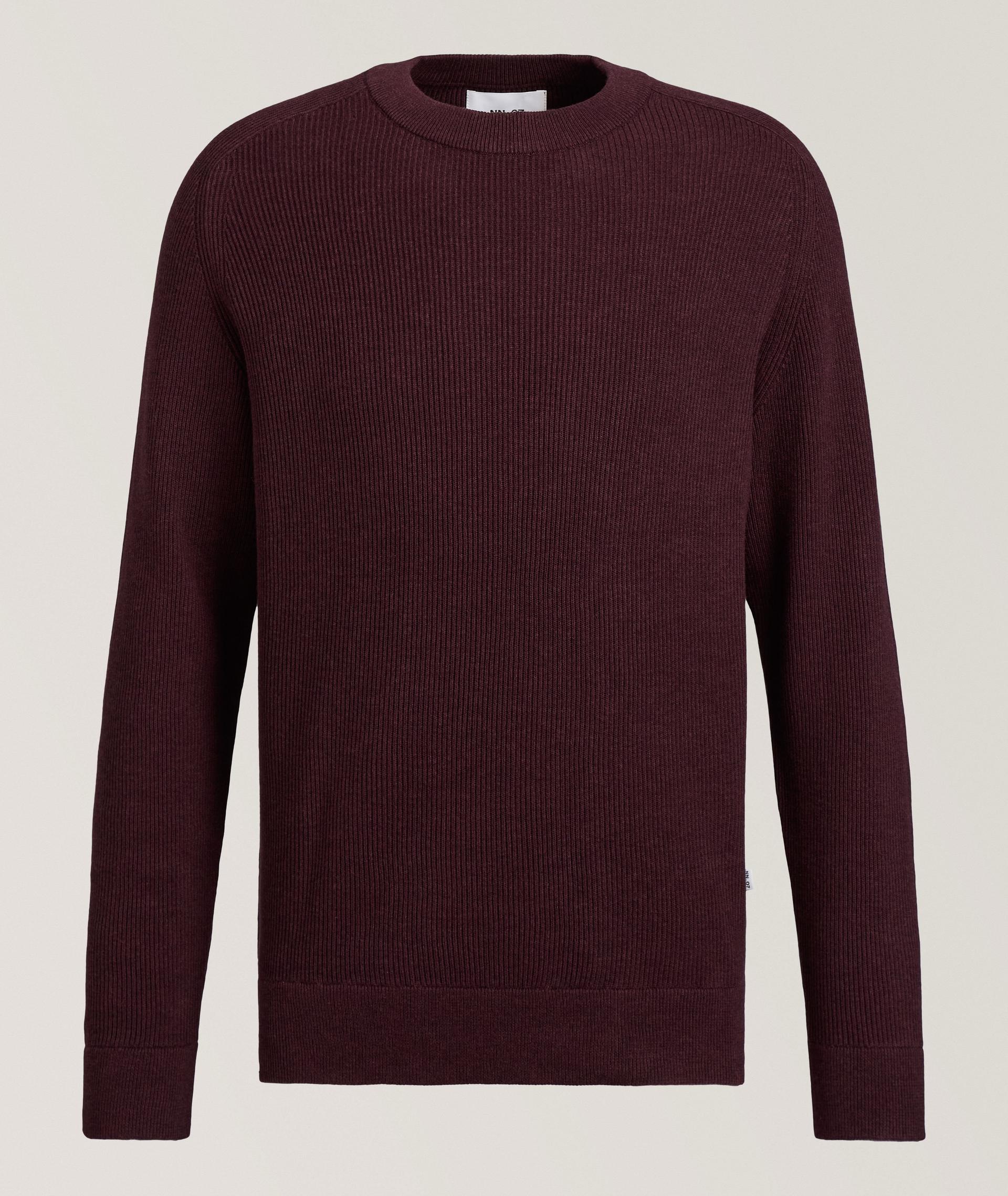 Kevin Ribbed Organic Cotton Sweater image 0