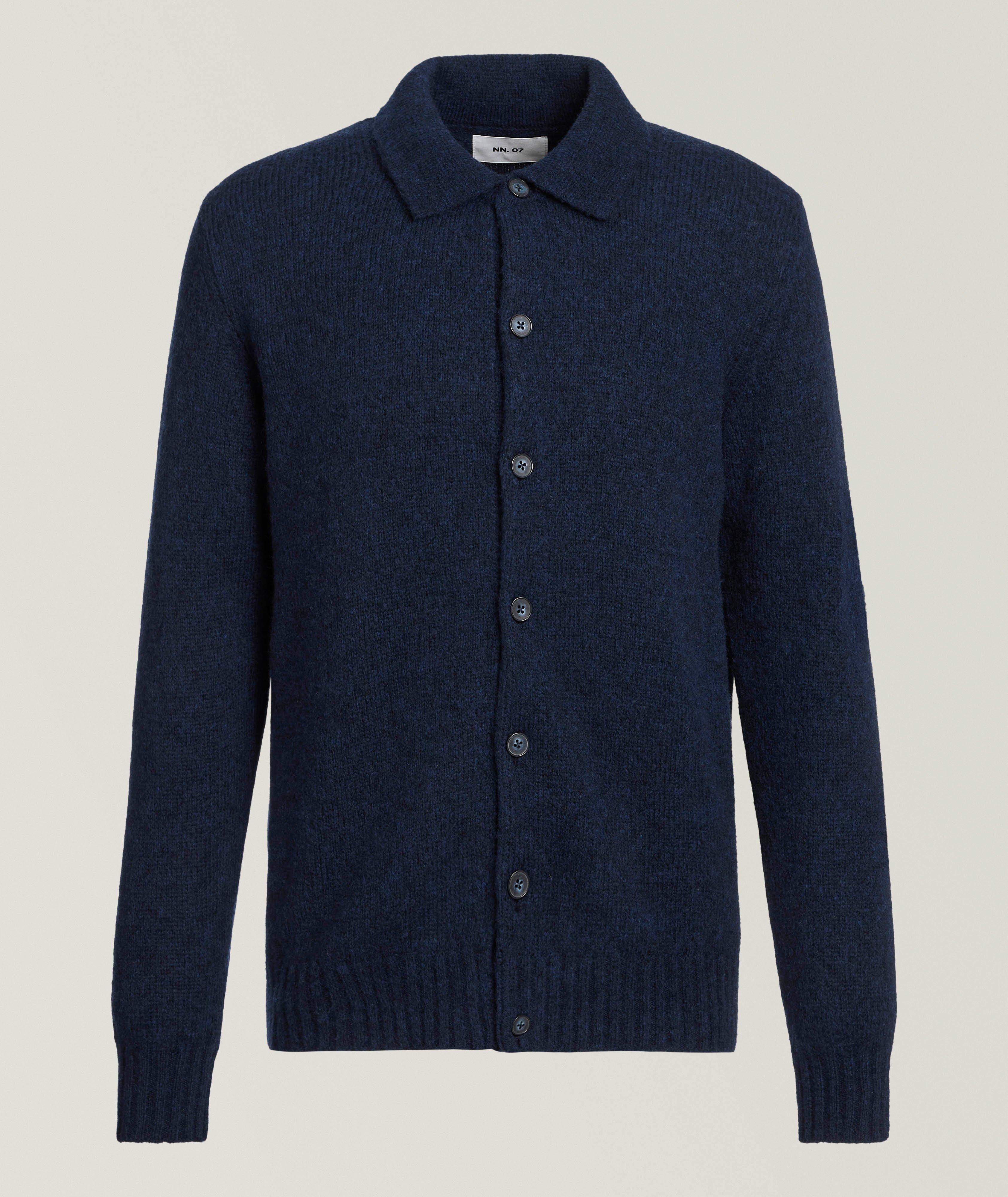 Cardigan en mélange de laine mérinos extrafine image 0