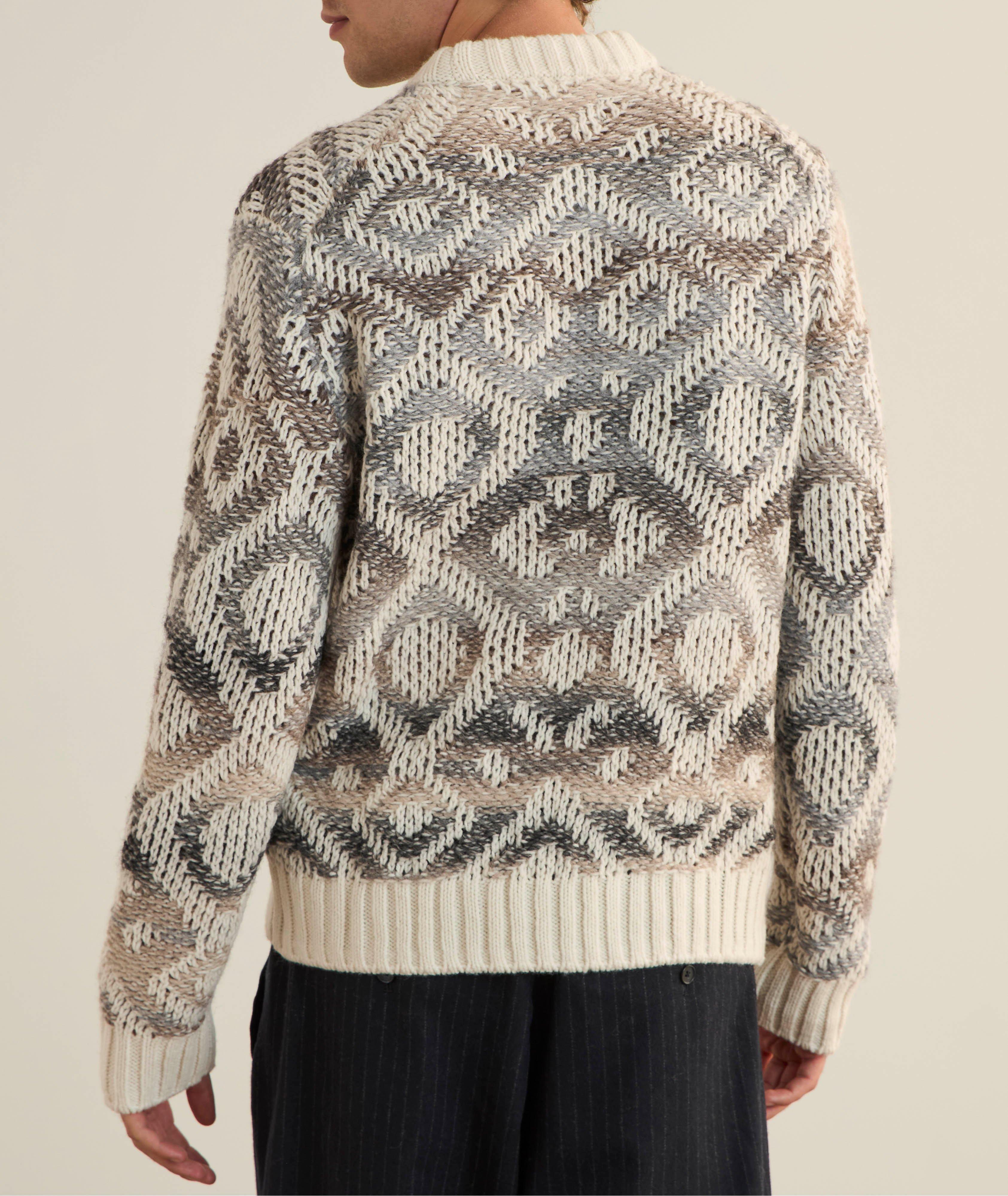 Brady Jacquard Knitted Crewneck Sweater image 2