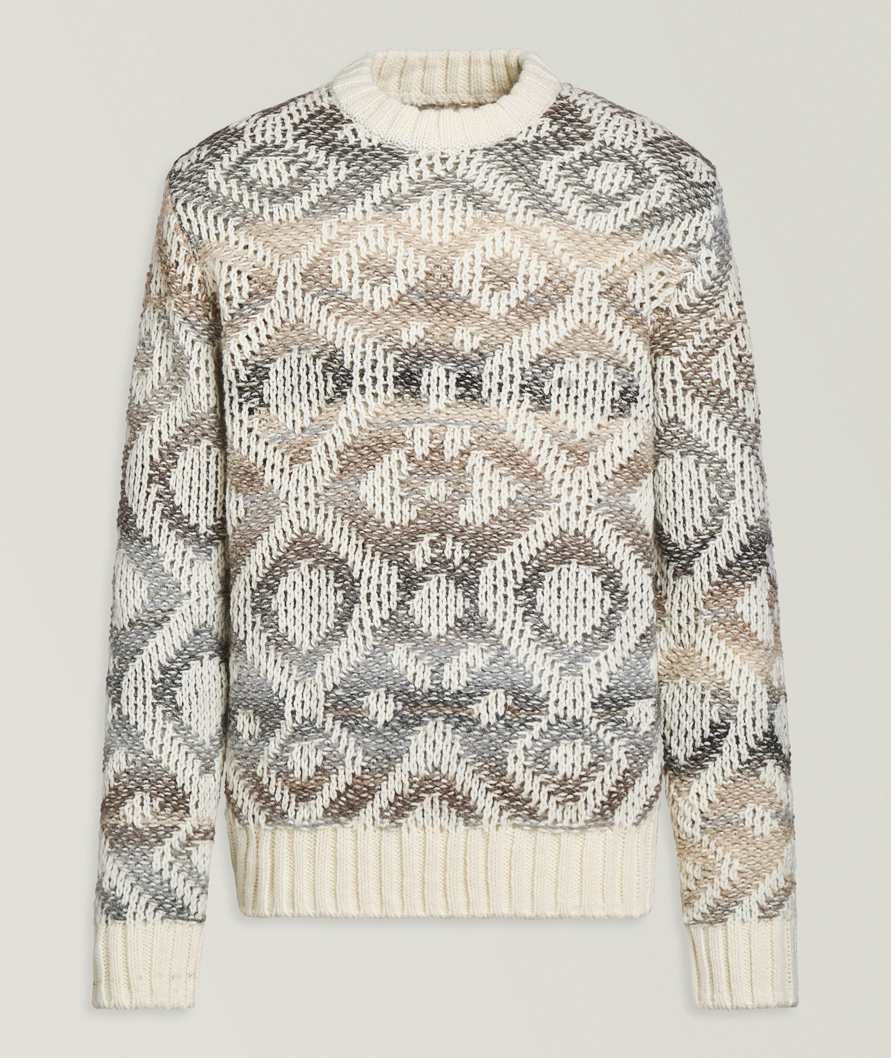 Brady Jacquard Knitted Crewneck Sweater image 0
