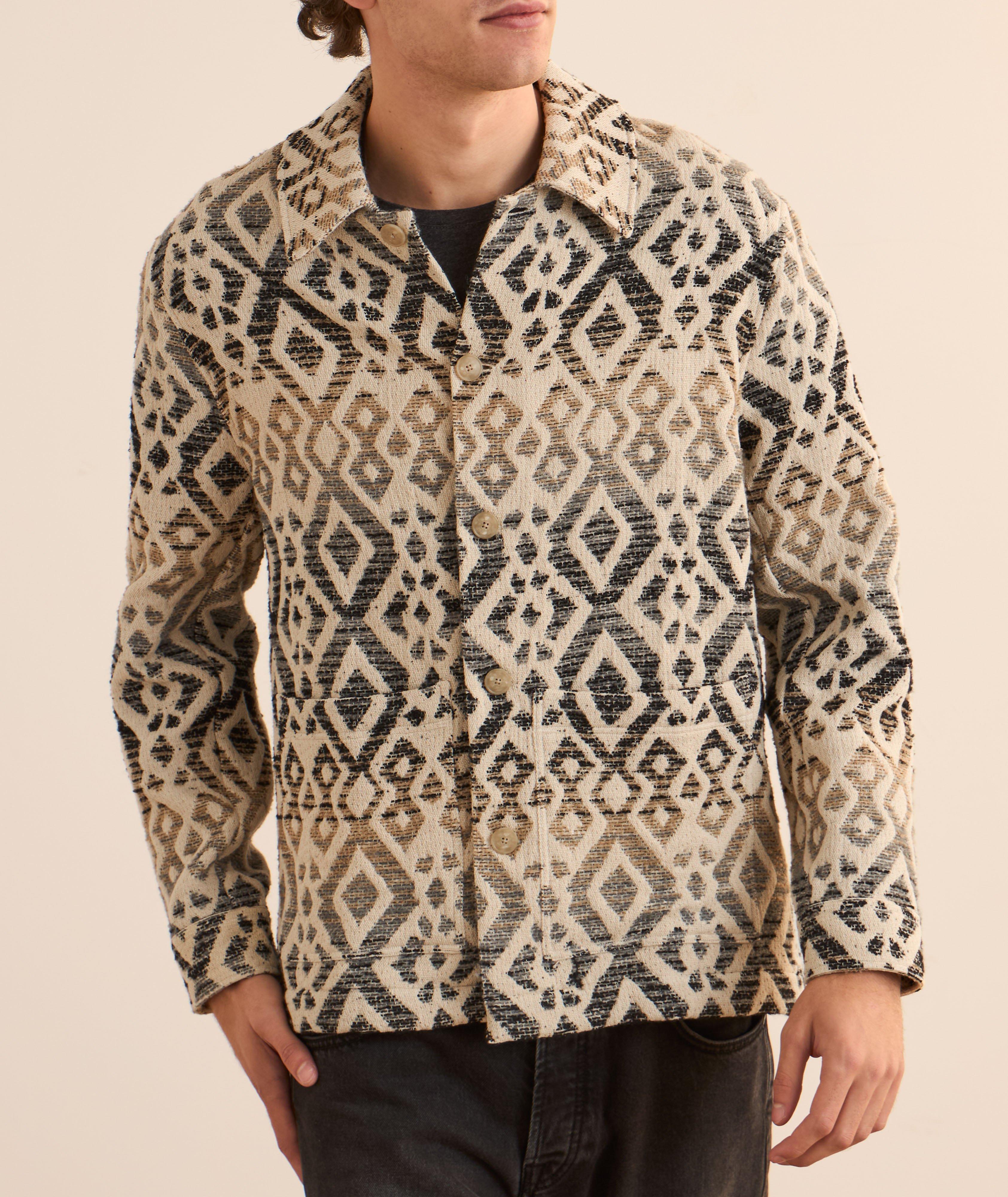 Surchemise Blaze en jacquard de coton mélangé image 1