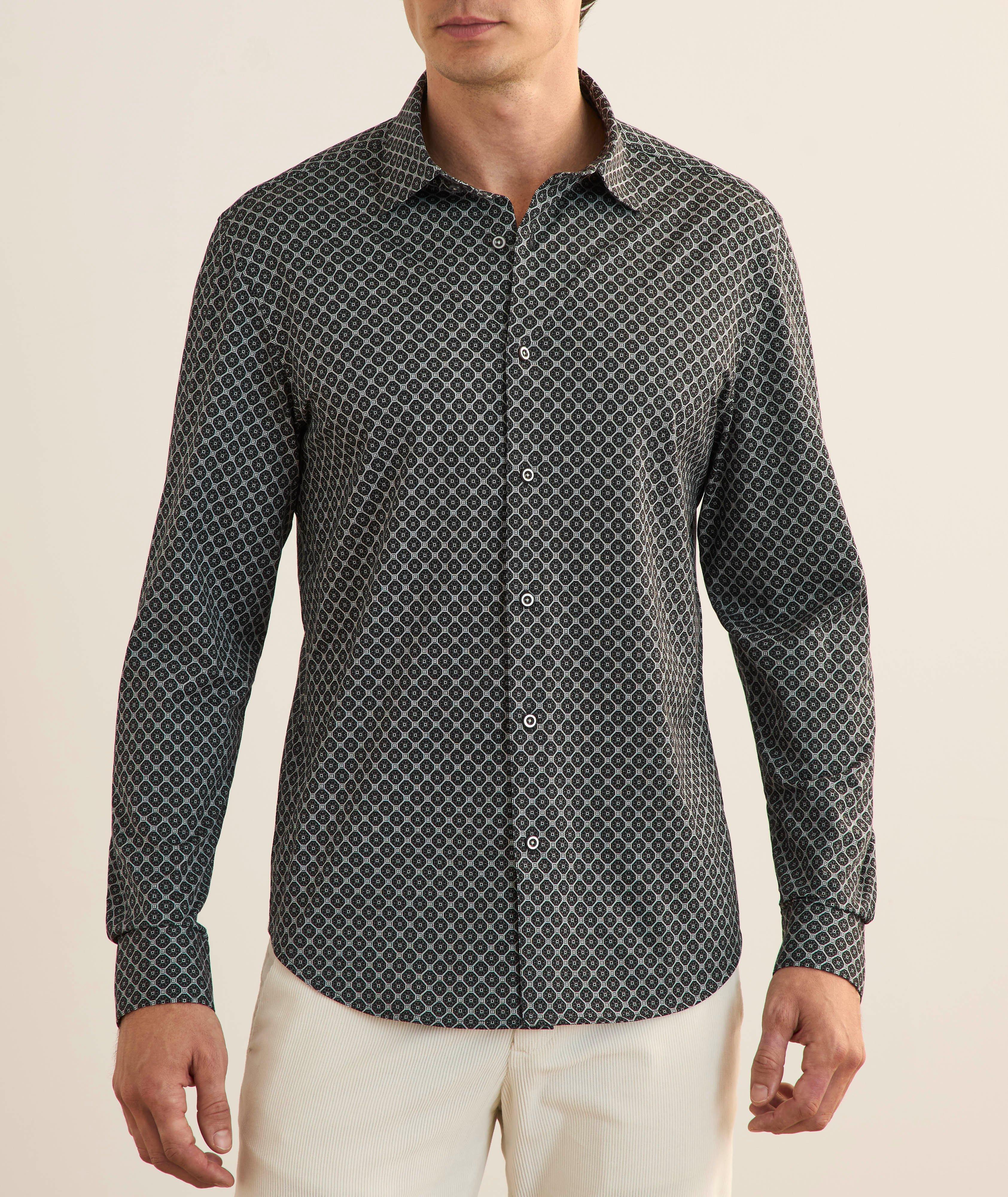 Chemise en OoohCotton à imprimé géométrique image 1