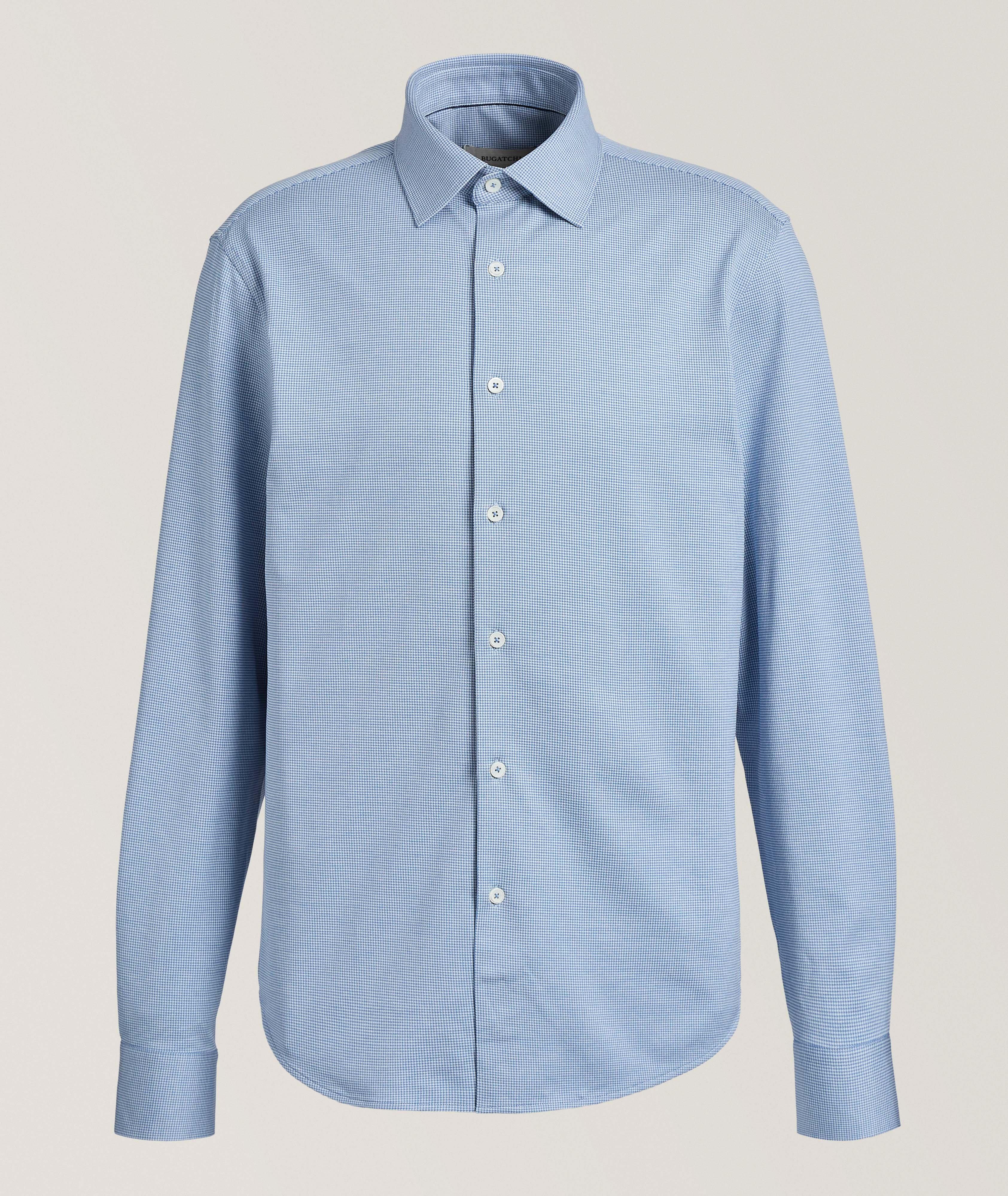BUG LS BLU MCRO HRNGBN SPRTSHRT image 0