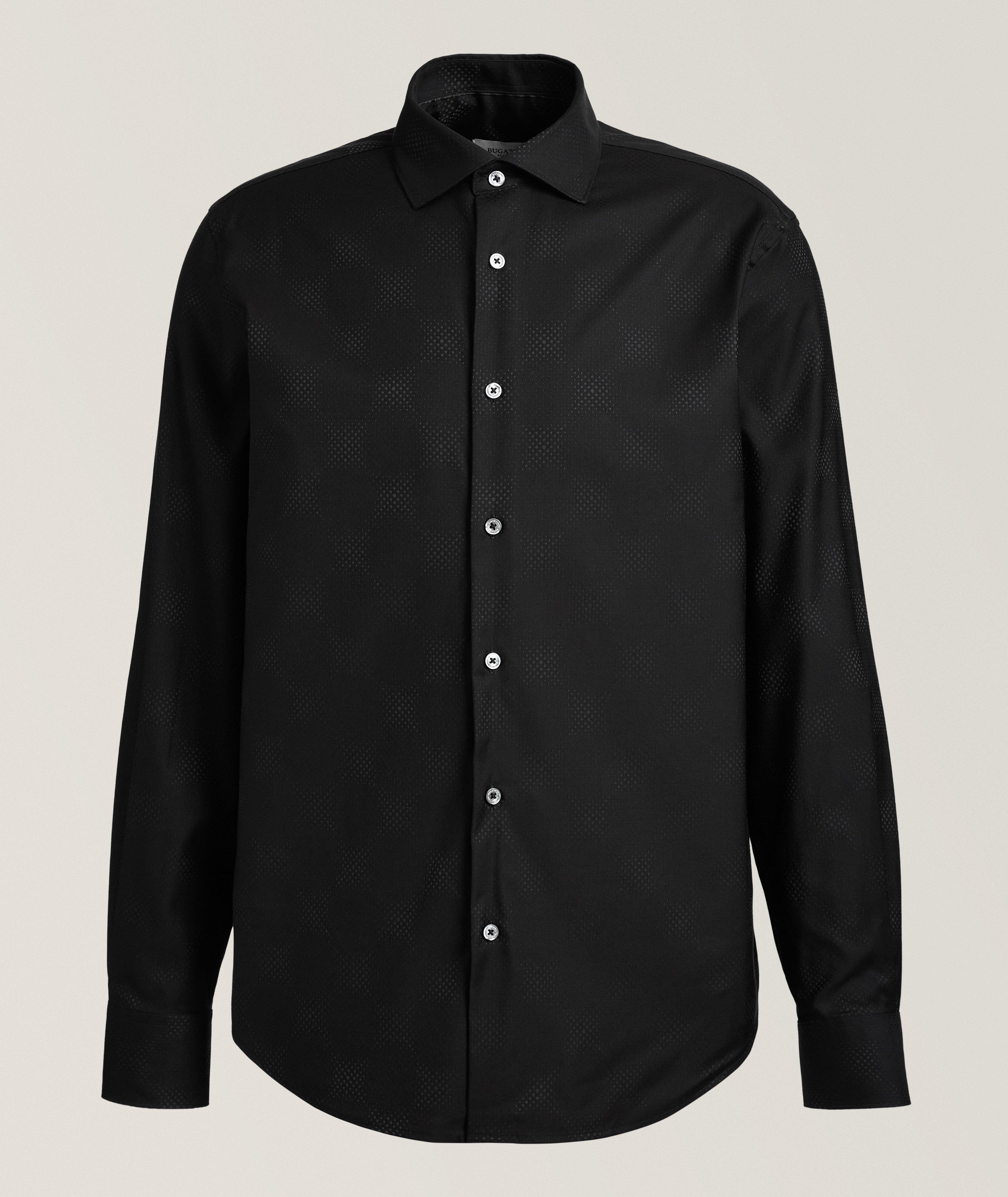 Tonal Stretch-Cotton Shirt image 0