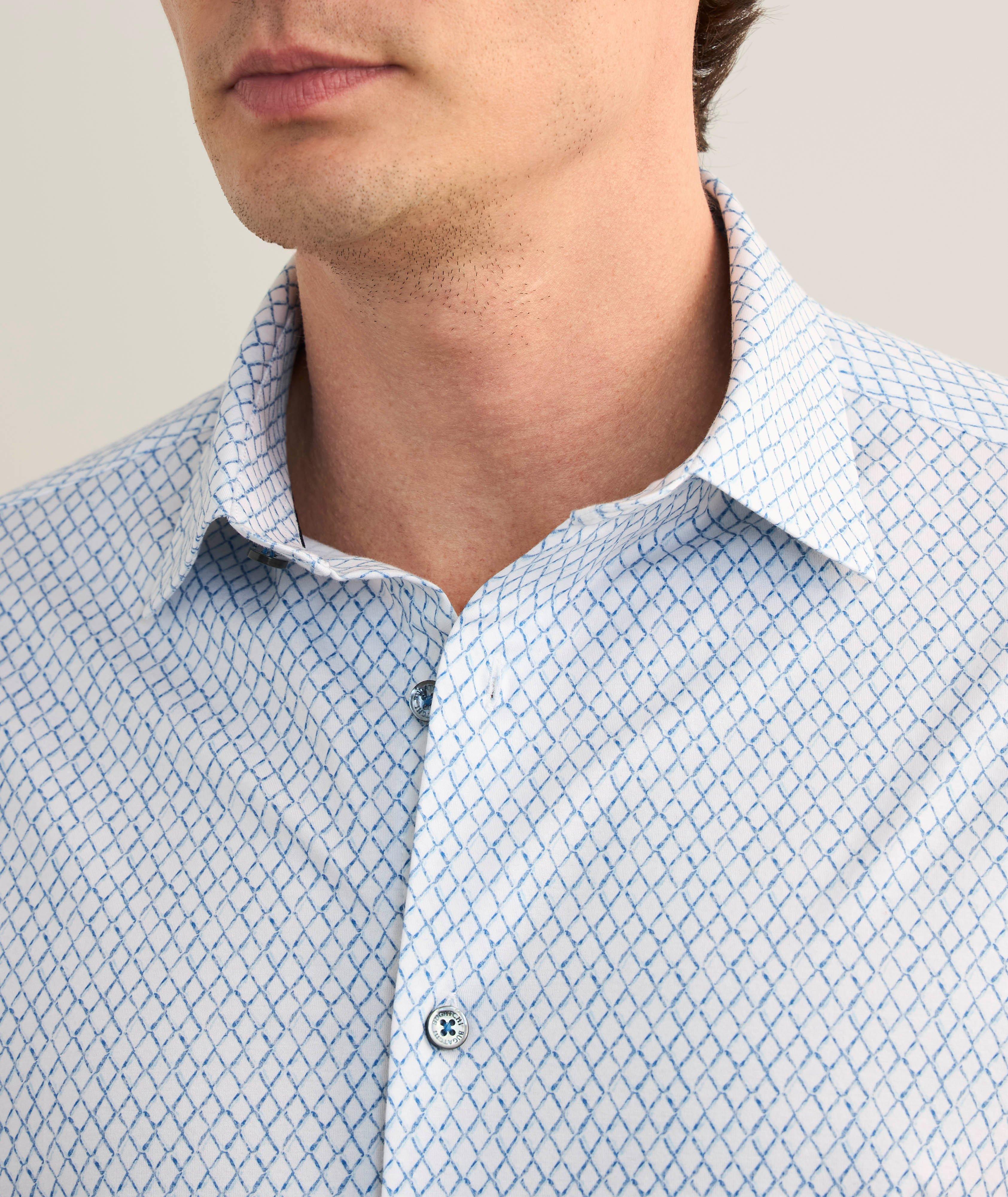 Chemise en OoohCotton à imprimé losanges image 3
