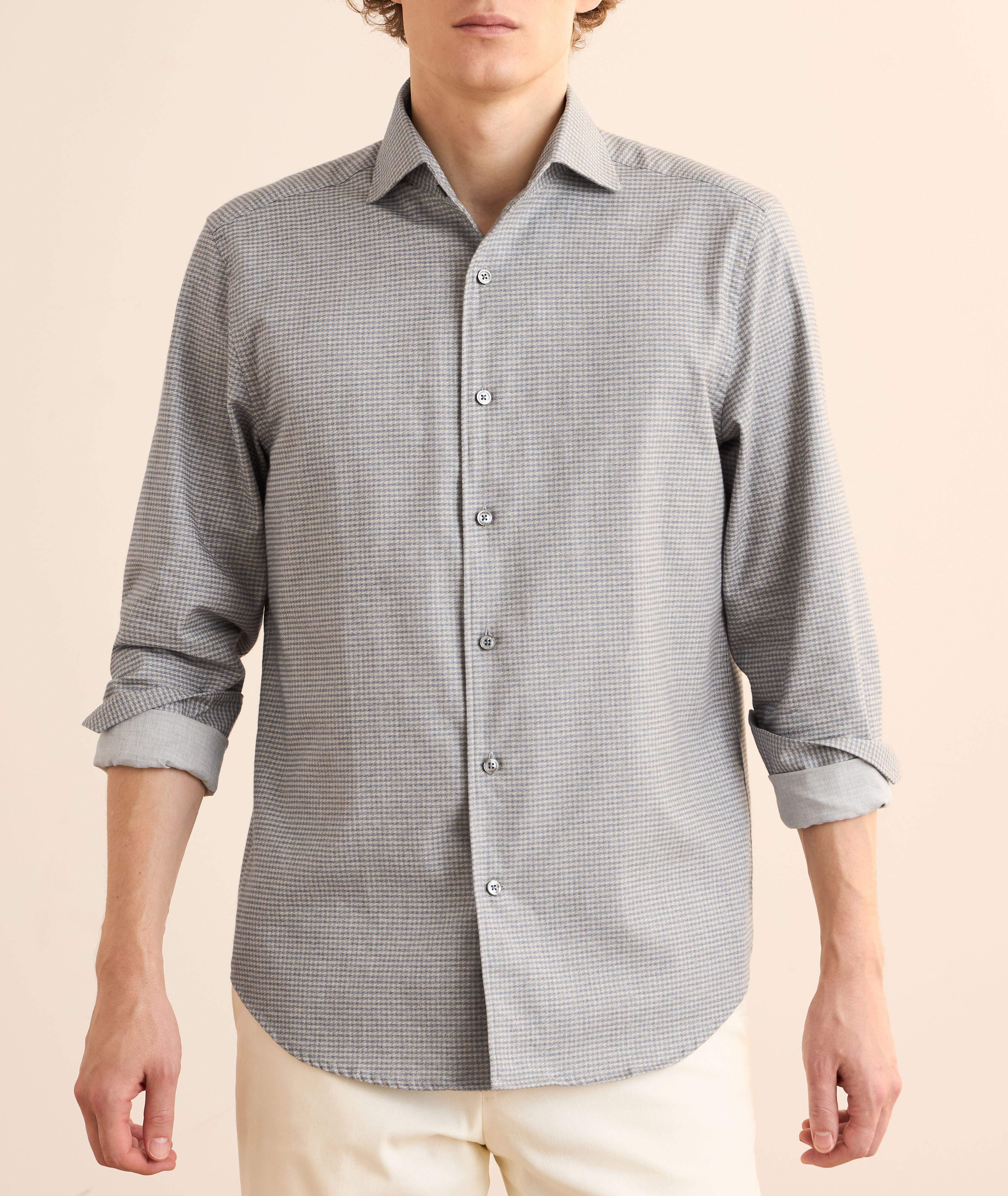 Chemise Alvin à motif pied-de-poule image 1