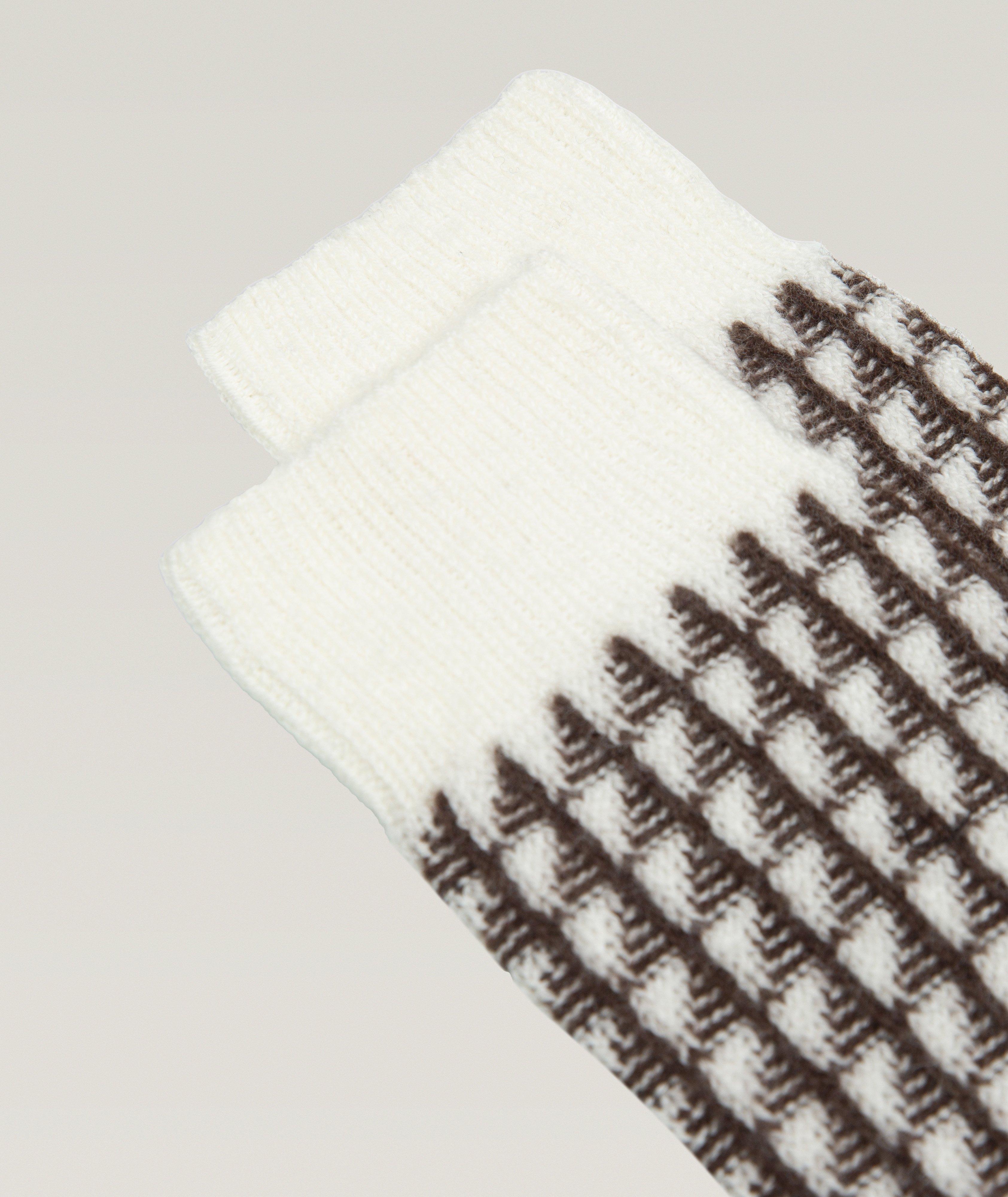 Telde Geometric Wool-Blend Socks image 1
