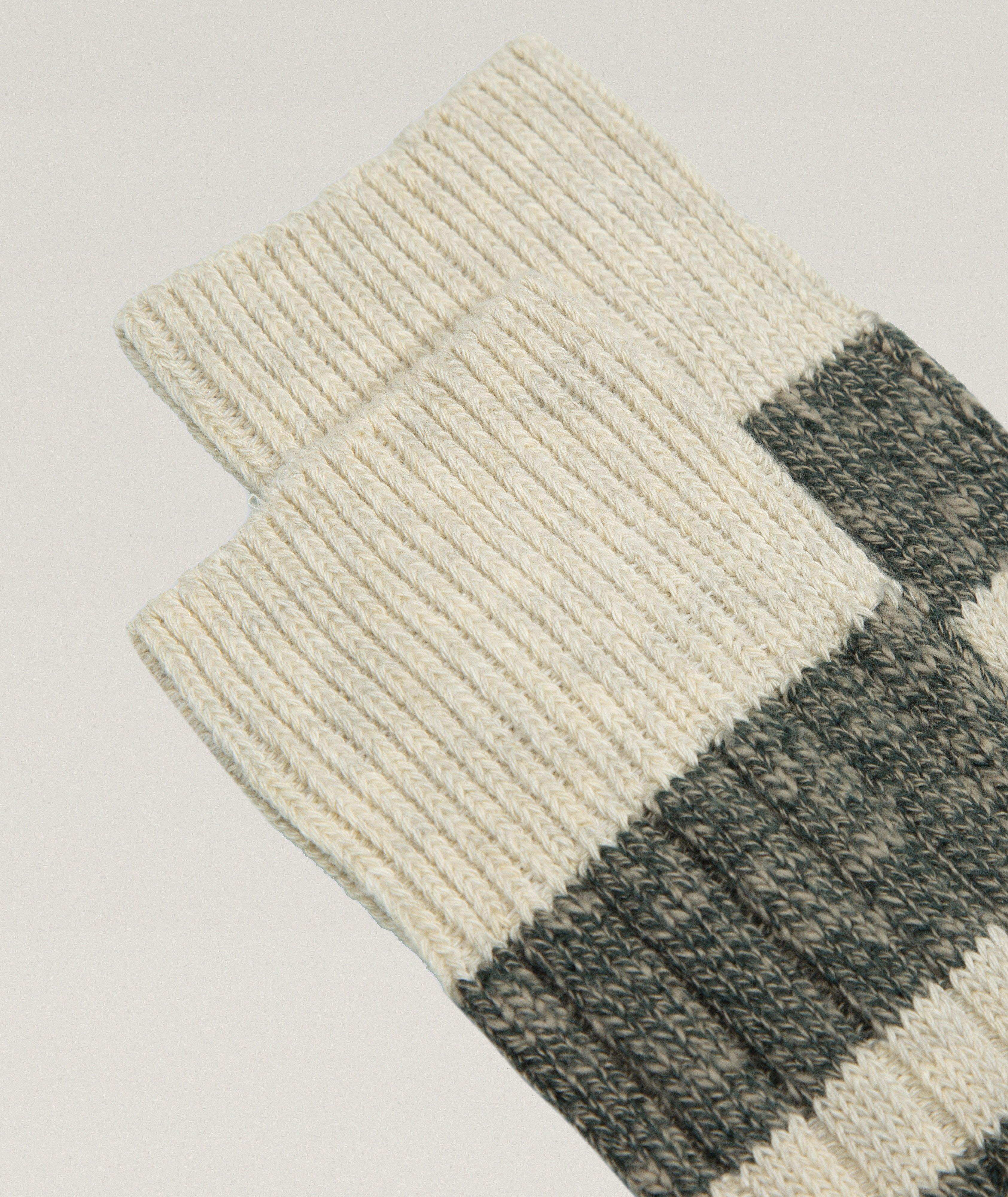 Jura Ribbed Cotton Athletic Socks image 1