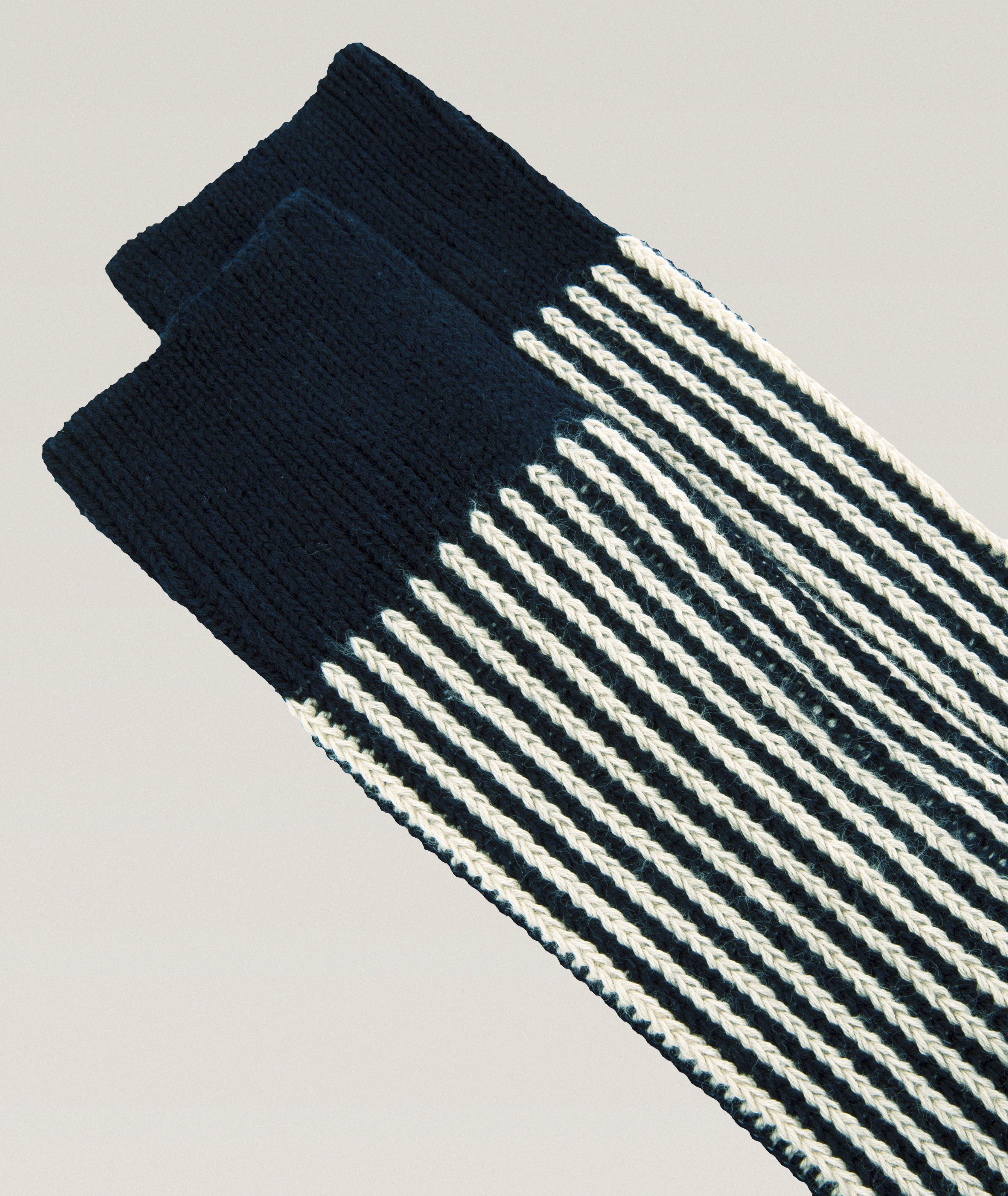 Capri Two-Tone Cotton Socks image 1