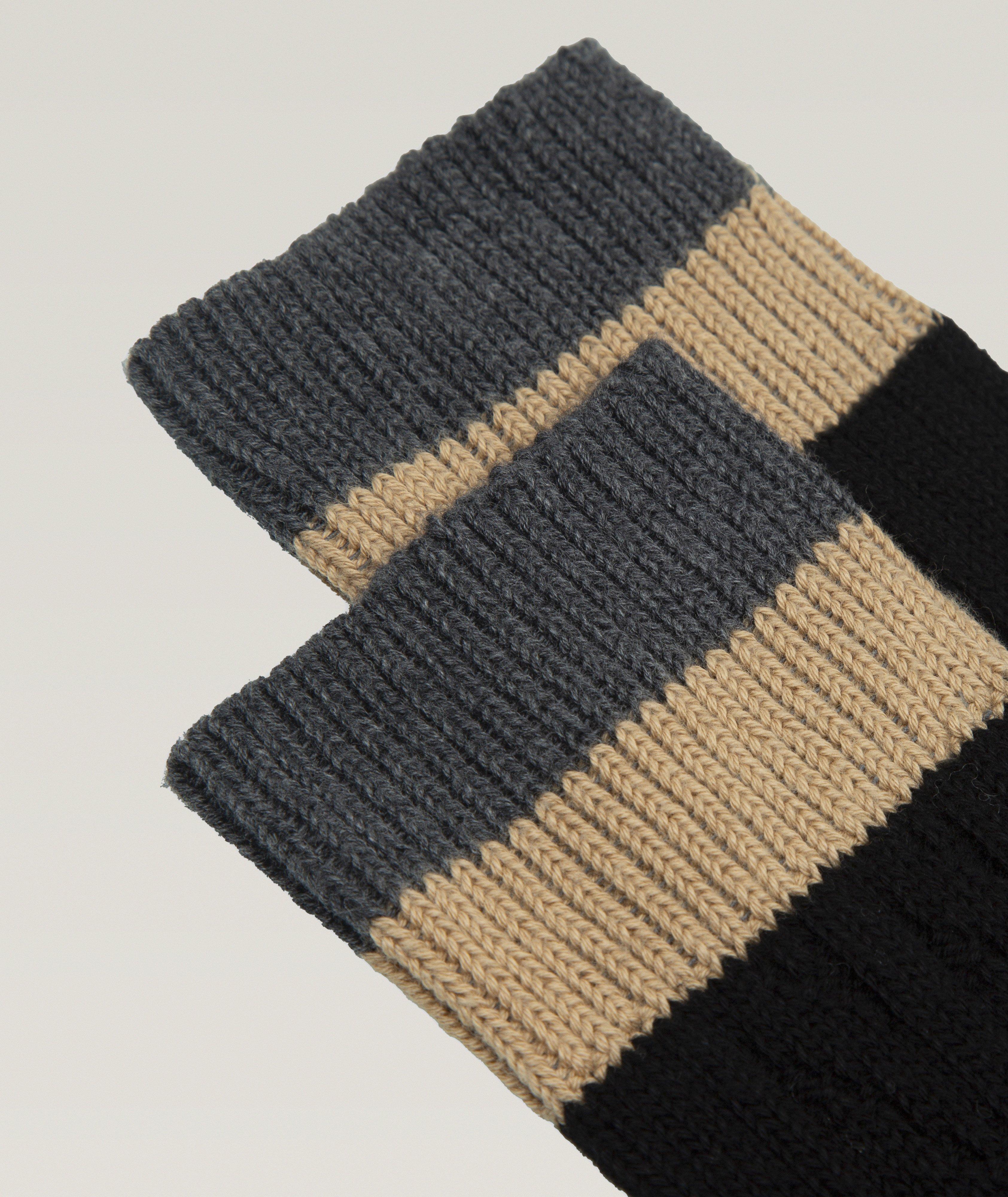 Chaussettes Cherso en tricot torsadé de coton image 1