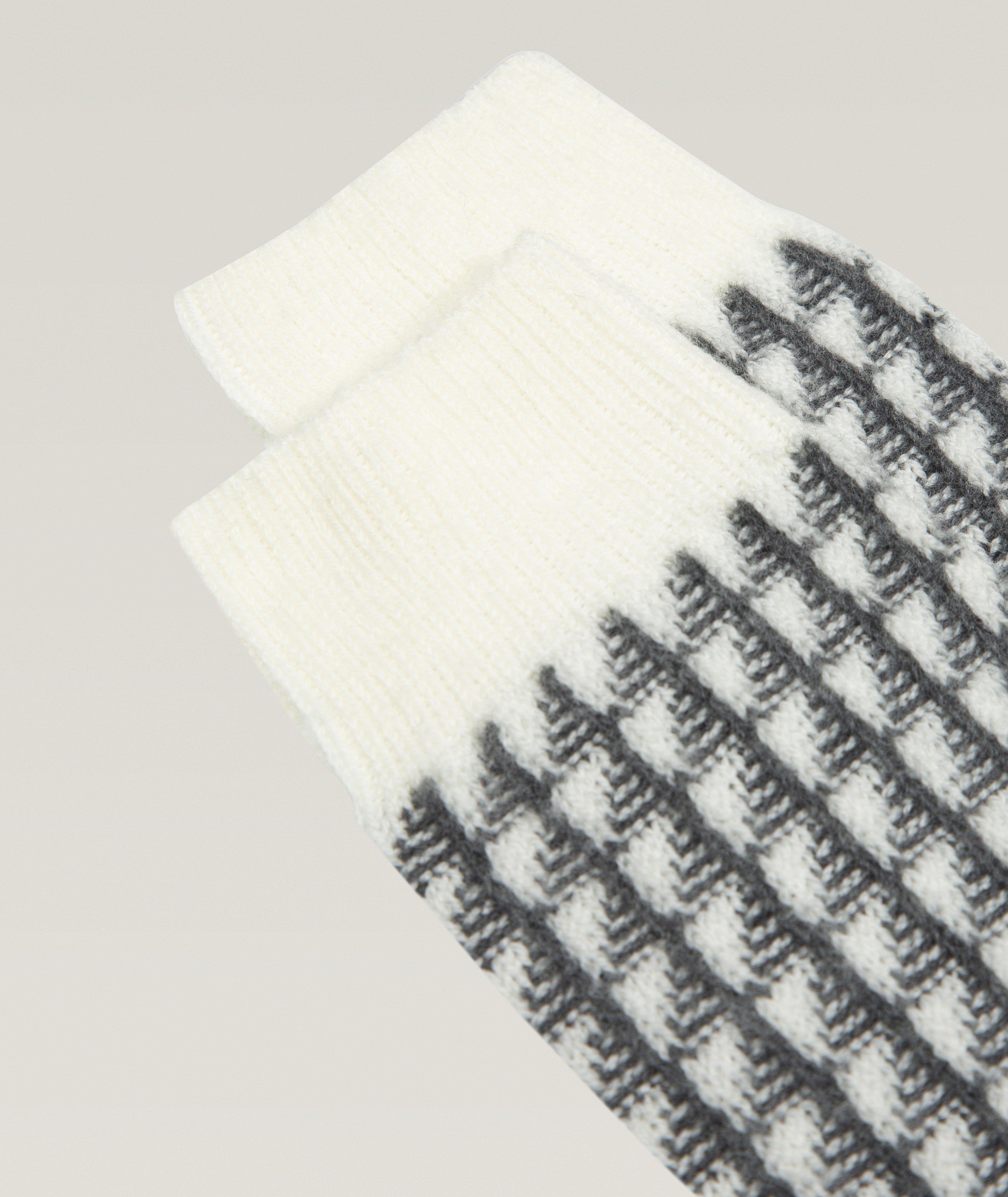 Telde Geometric Wool-Blend Socks image 1
