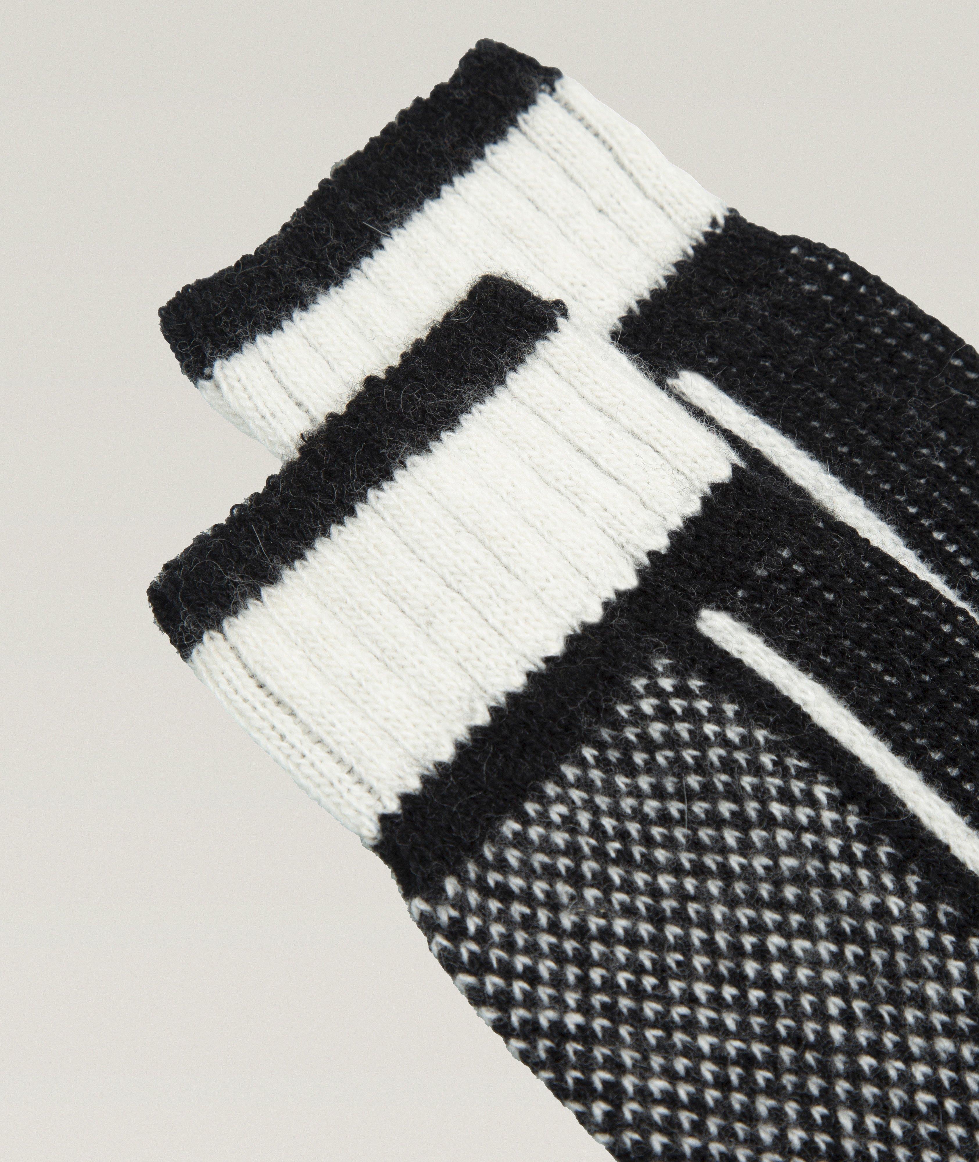 Ciovo Stitch Stripe Wool-Blend Socks image 1