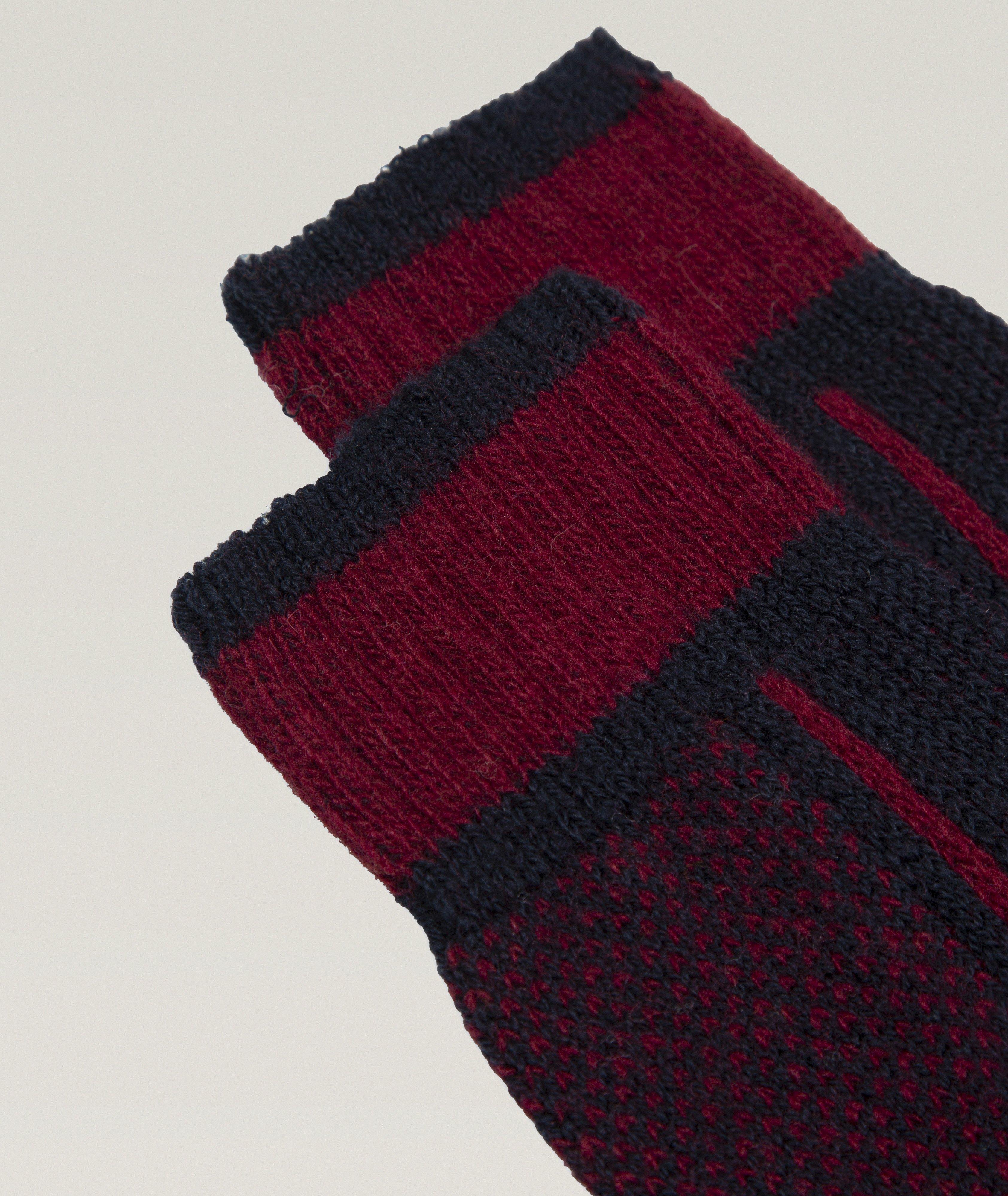 Ciovo Stitch Stripe Wool-Blend Socks image 1