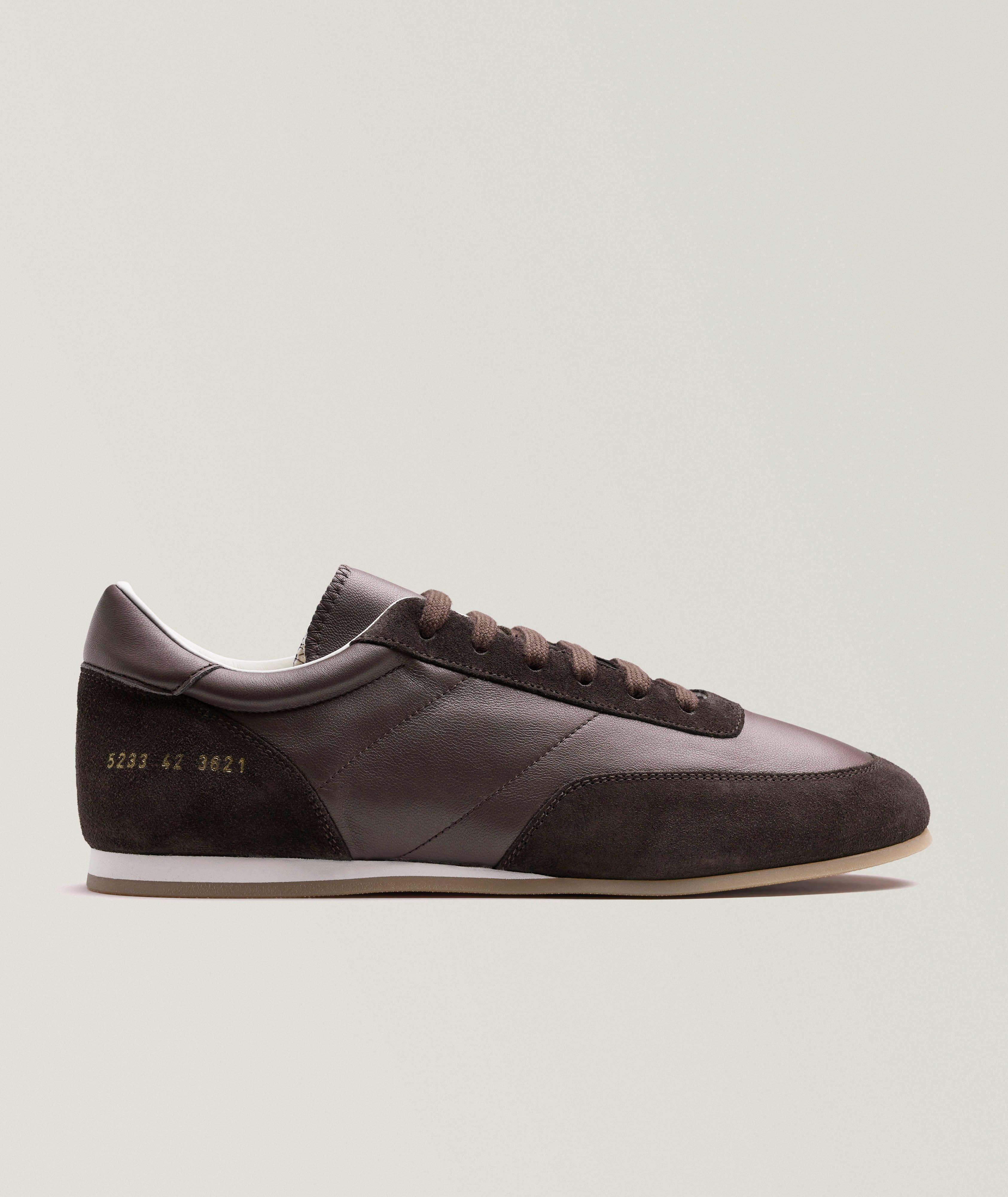Common Projects Leather & Suede Runner Sneakers 