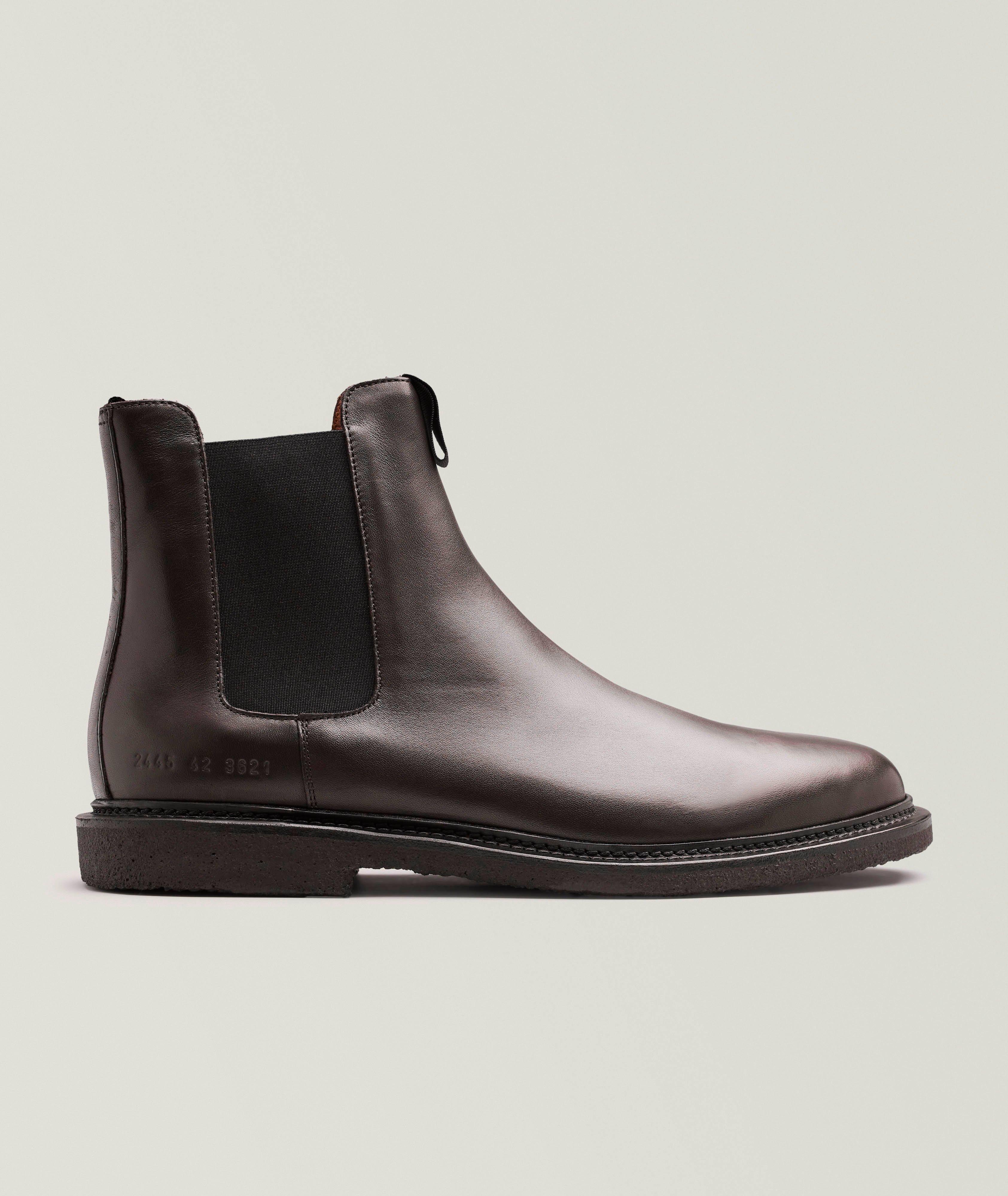 Common Projects Leather Chelsea Boots