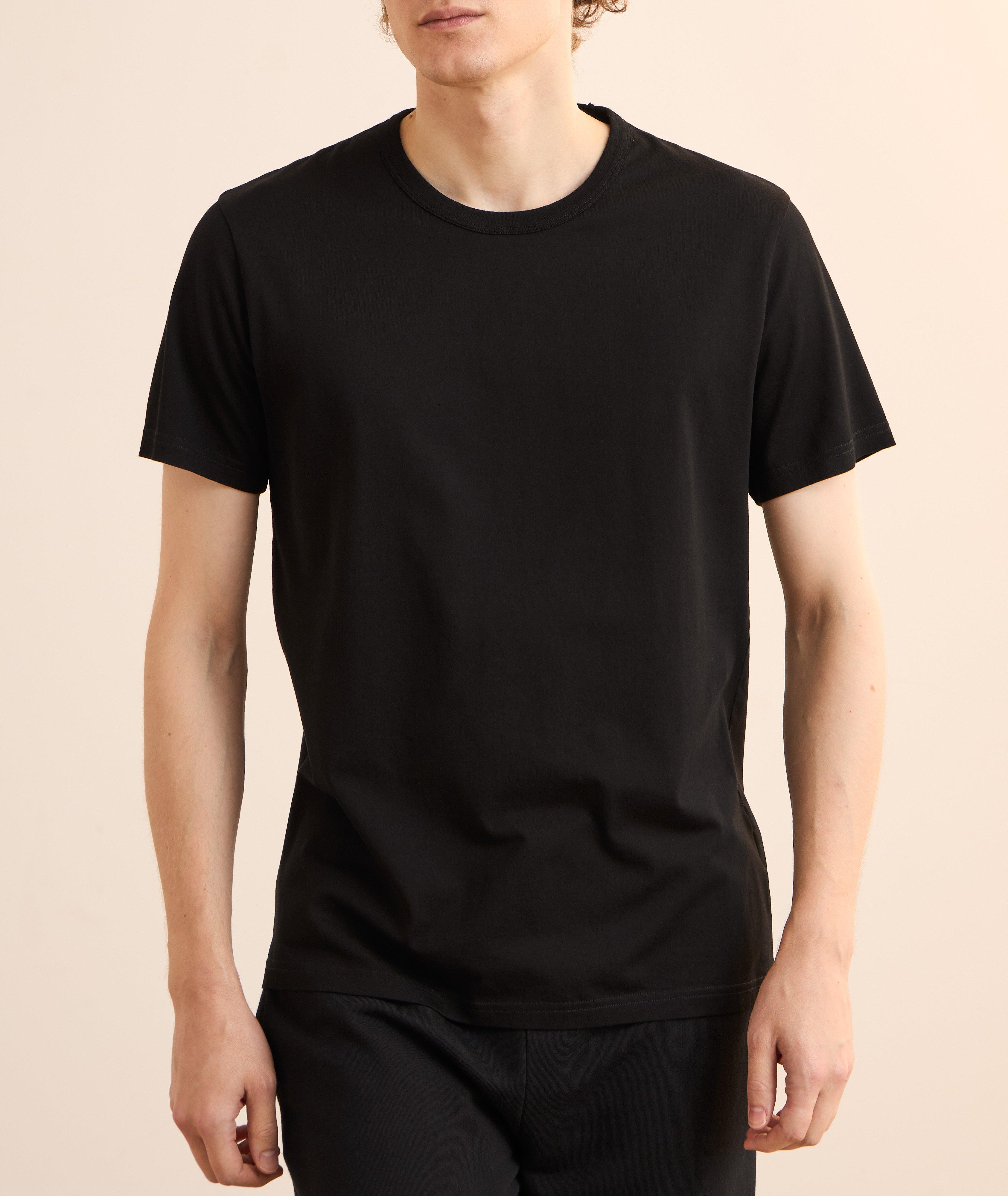 Barney Pima Cotton Crewneck T-Shirt  image 1