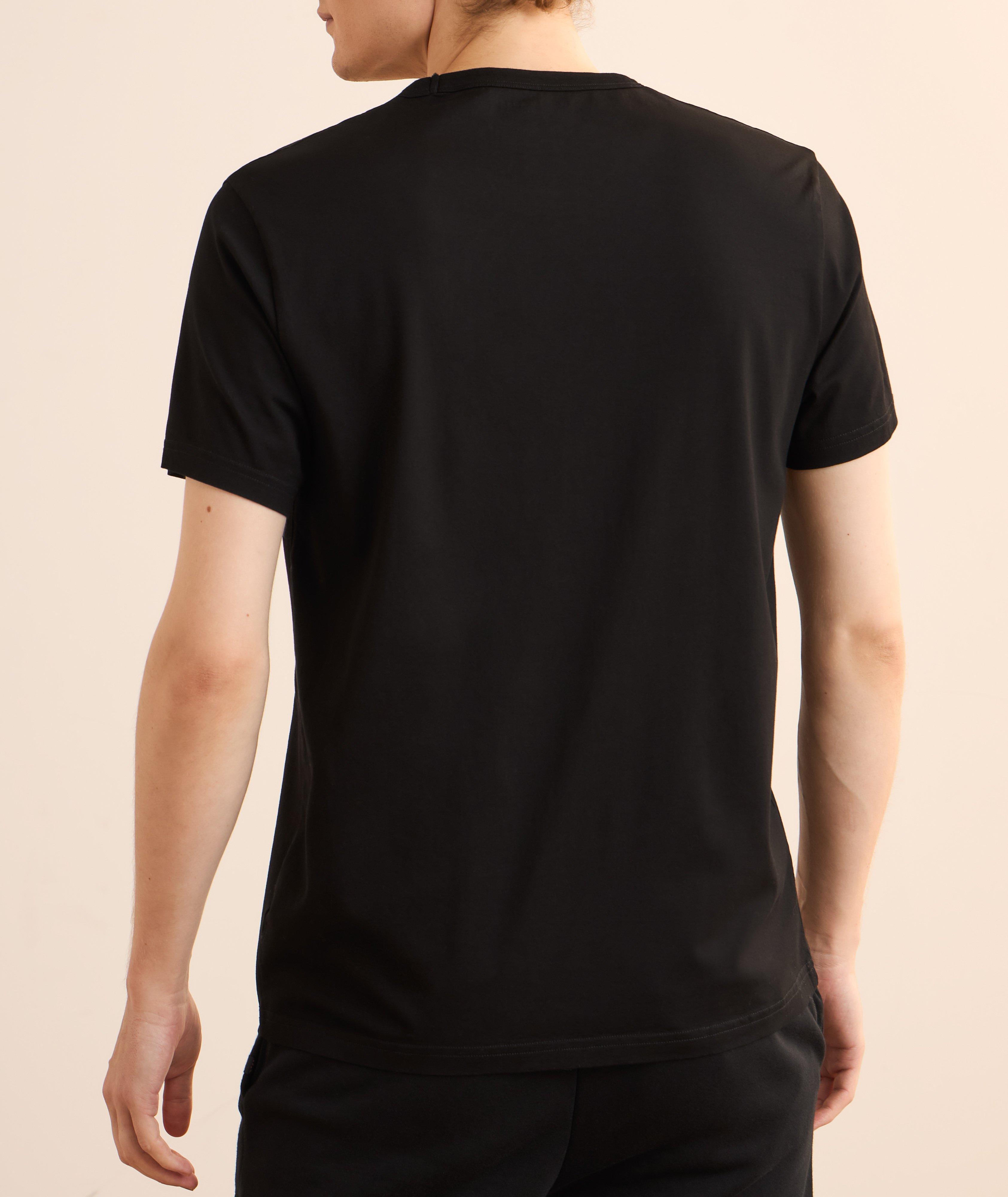 Barney Pima Cotton Crewneck T-Shirt  image 2