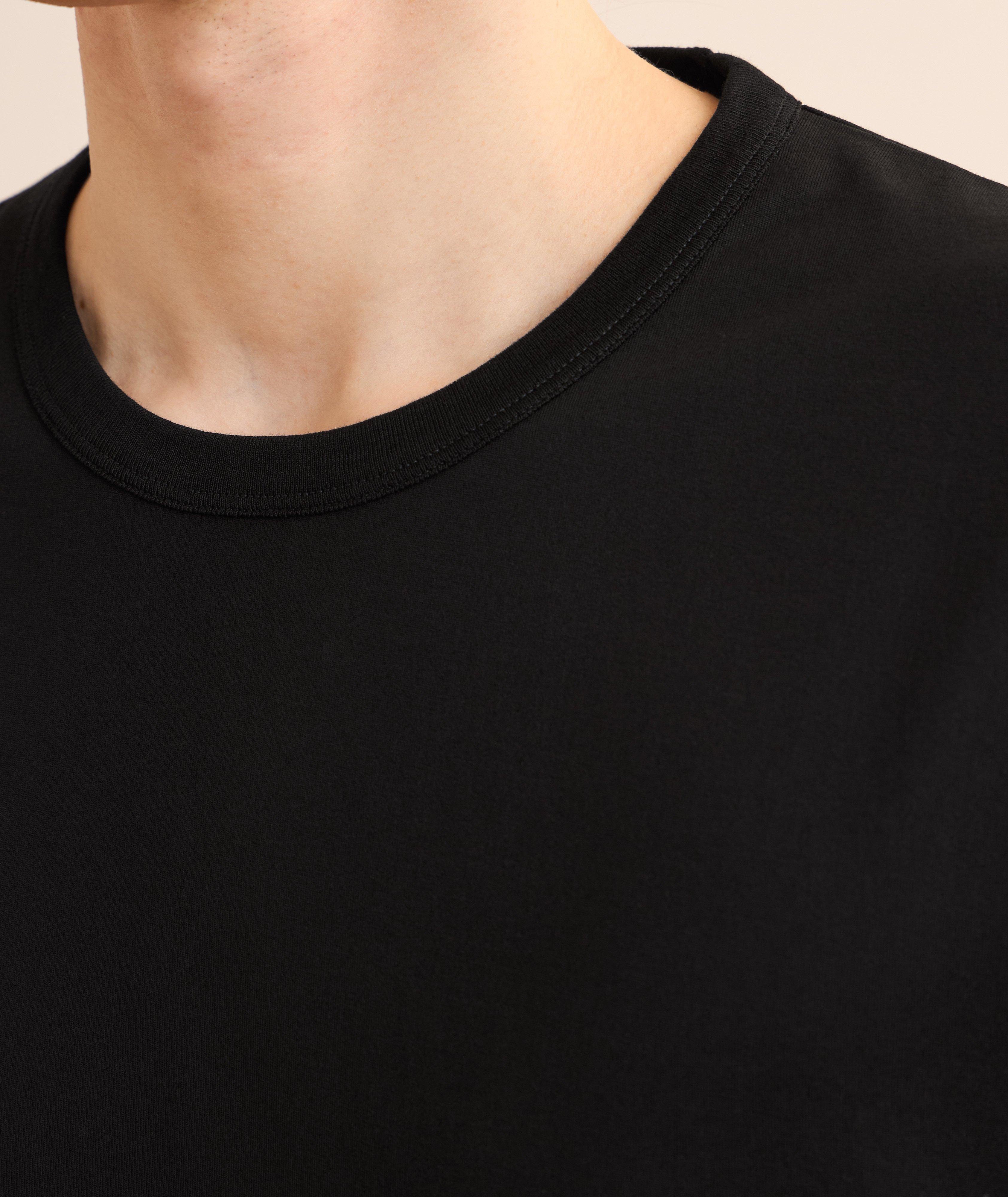 Barney Pima Cotton Crewneck T-Shirt  image 3