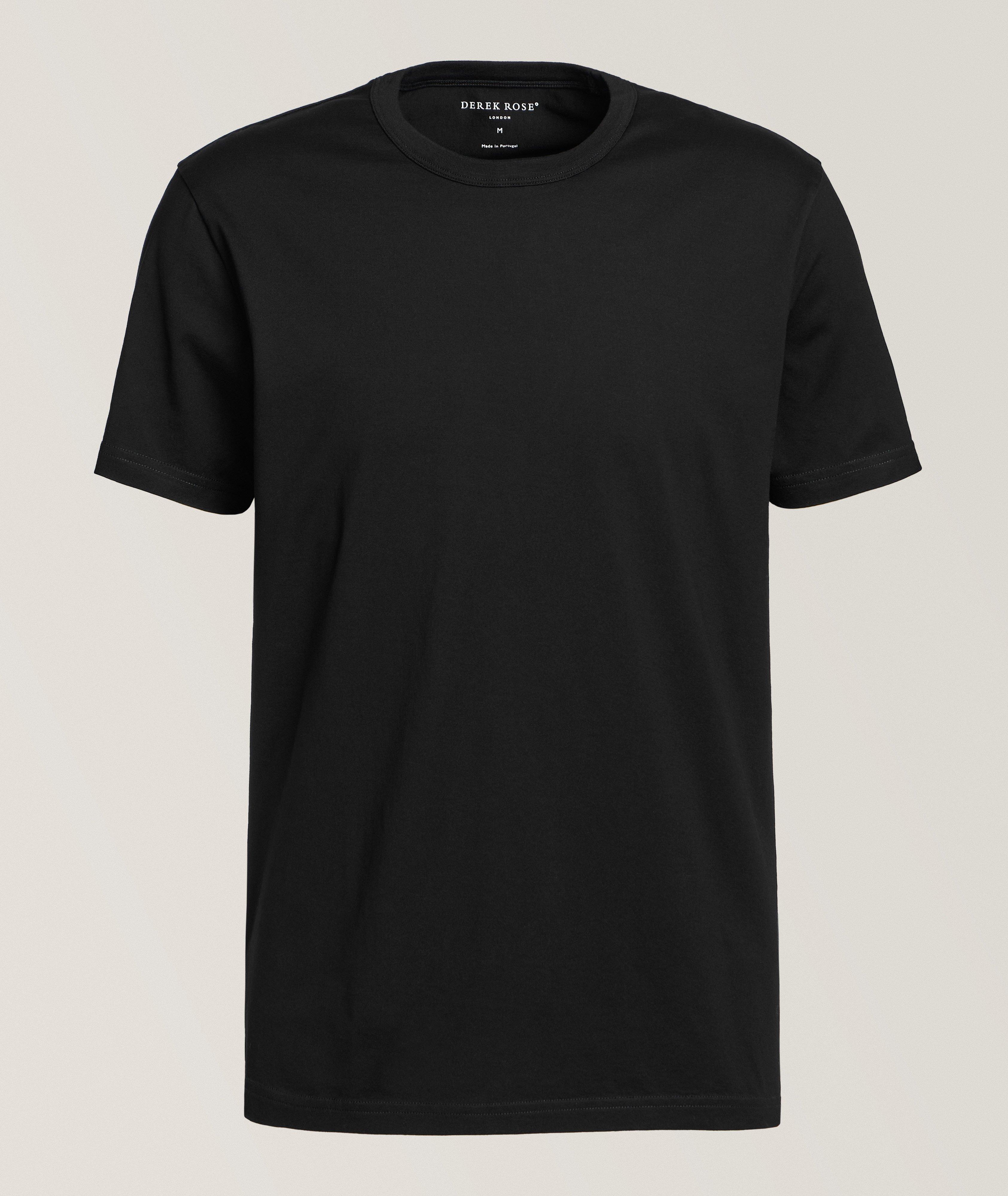 Barney Pima Cotton Crewneck T-Shirt  image 0