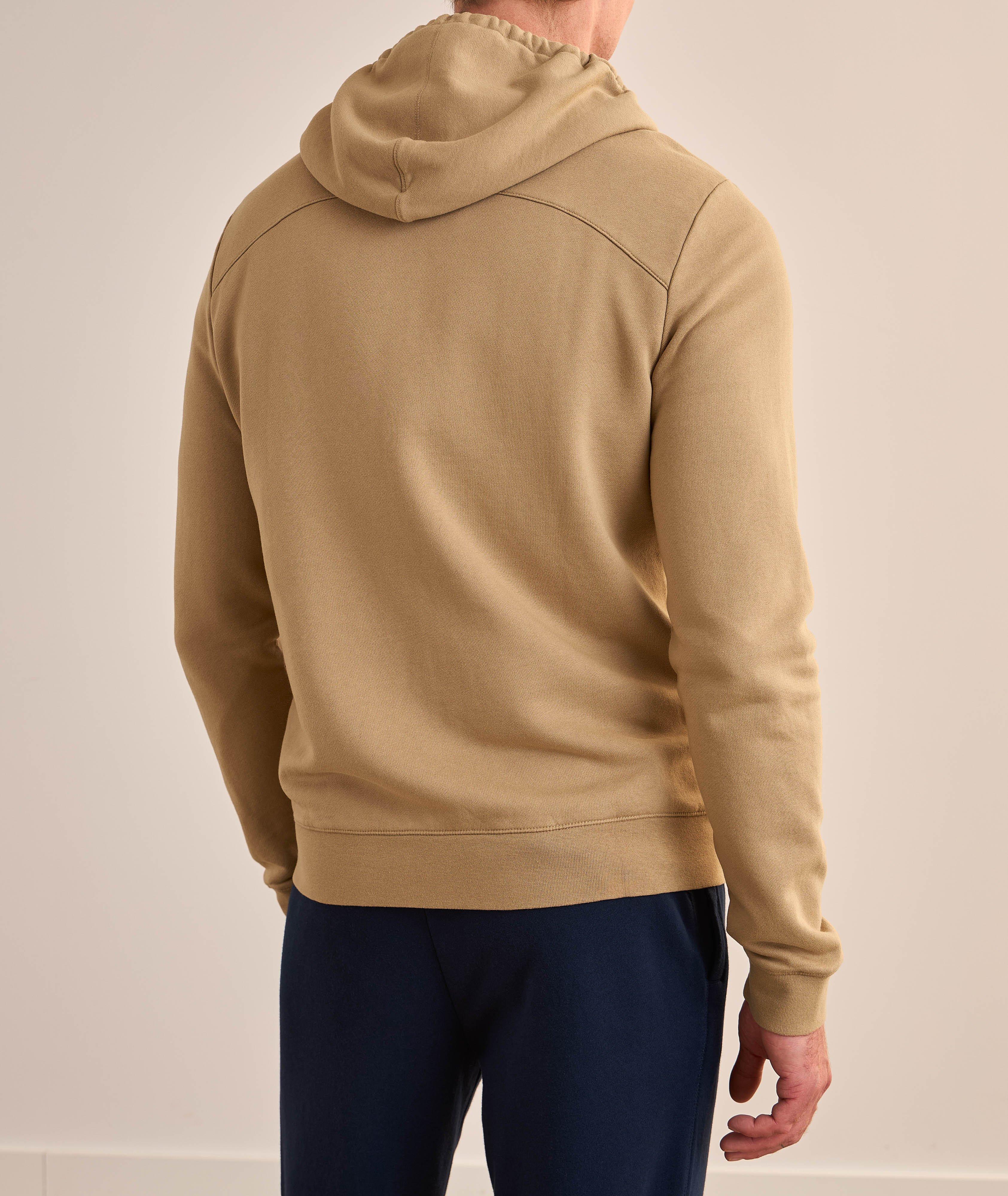 Chandail à capuchon en coton et modal image 2