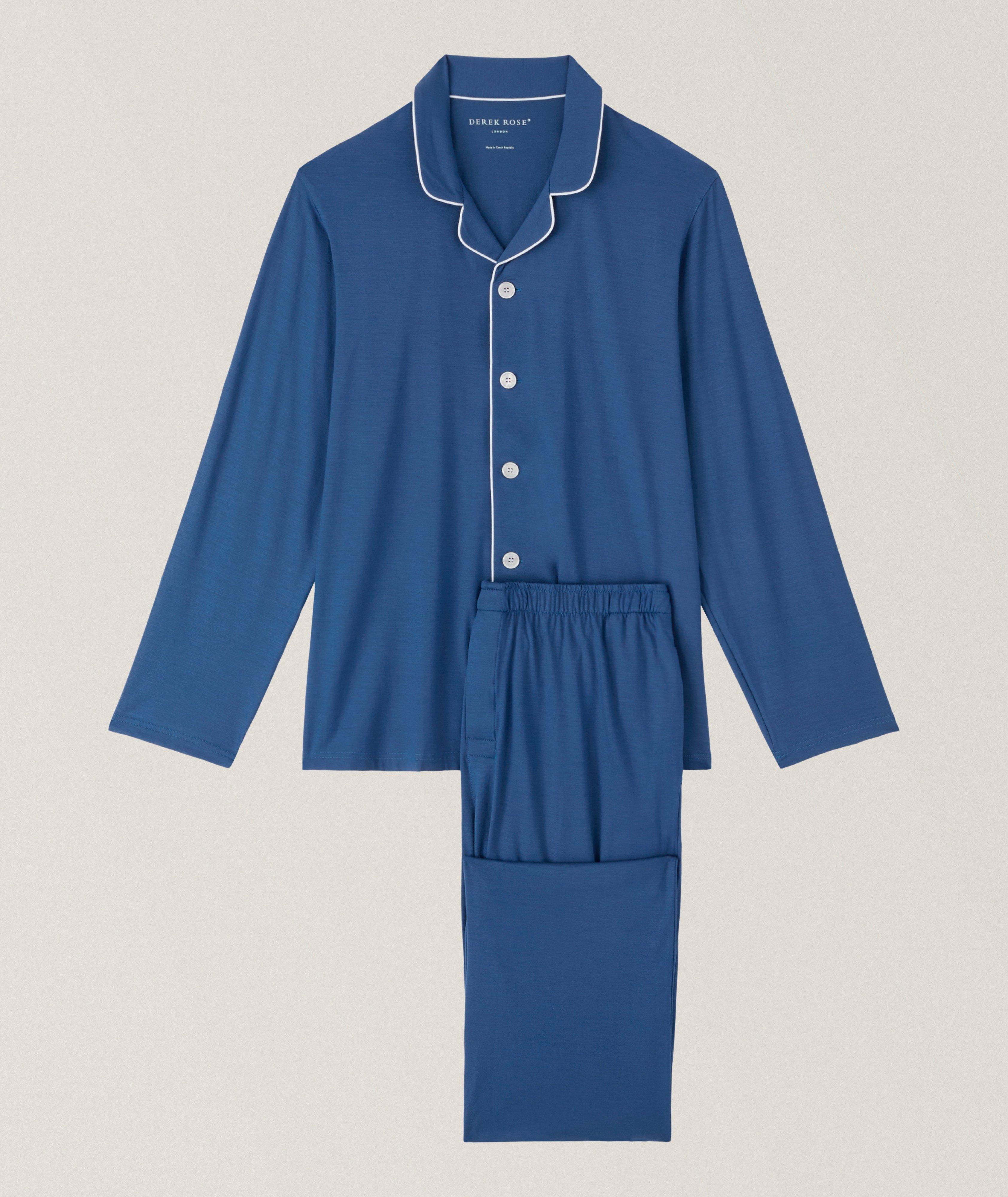 Pyjama Basel en modal extensible microfibre image 0
