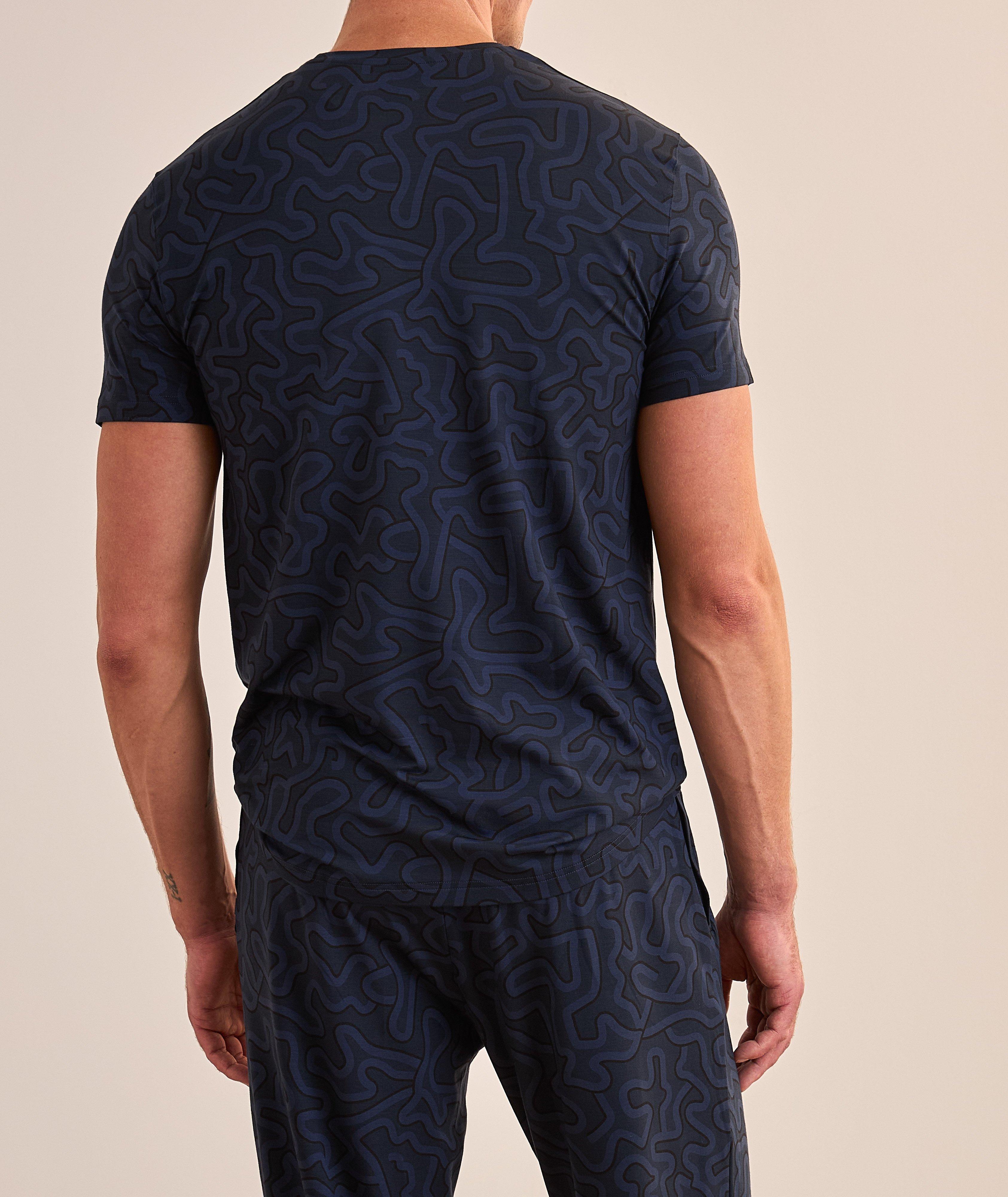London Squiggle Stretch-Modal T-Shirt image 2