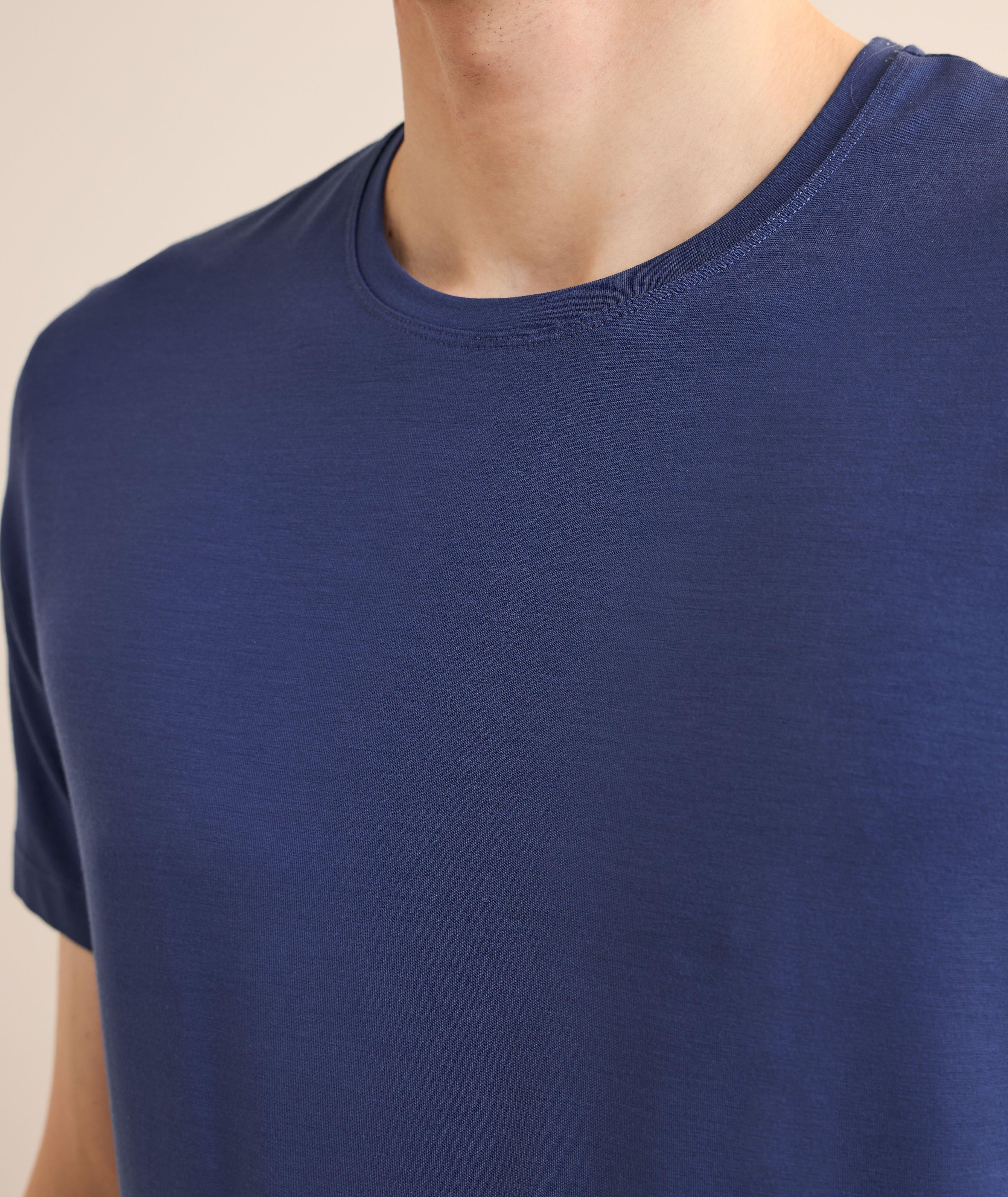 T-shirt Basel en modal extensible microfibre image 3