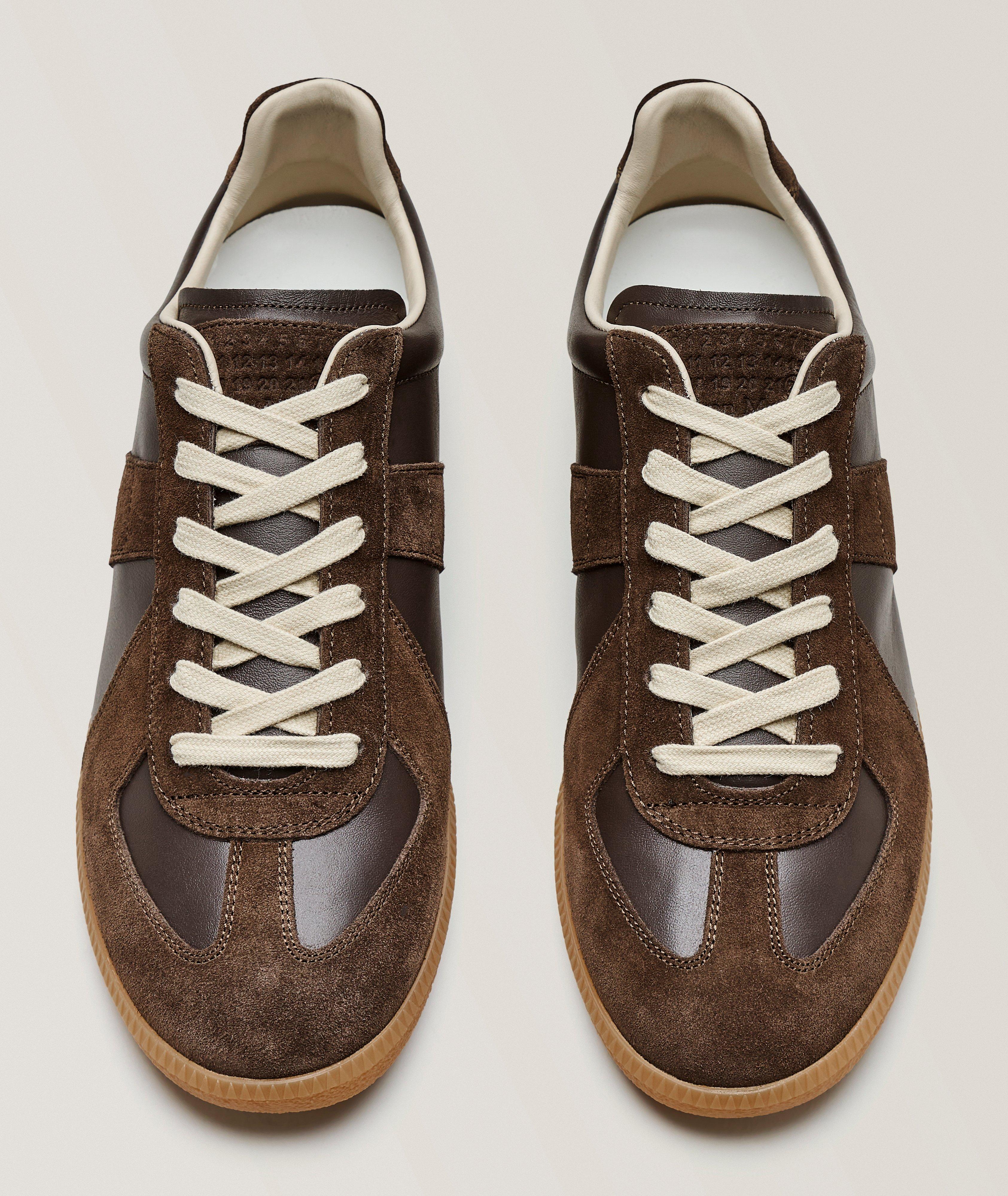Replica Low-Top Leather Sneakers image 1