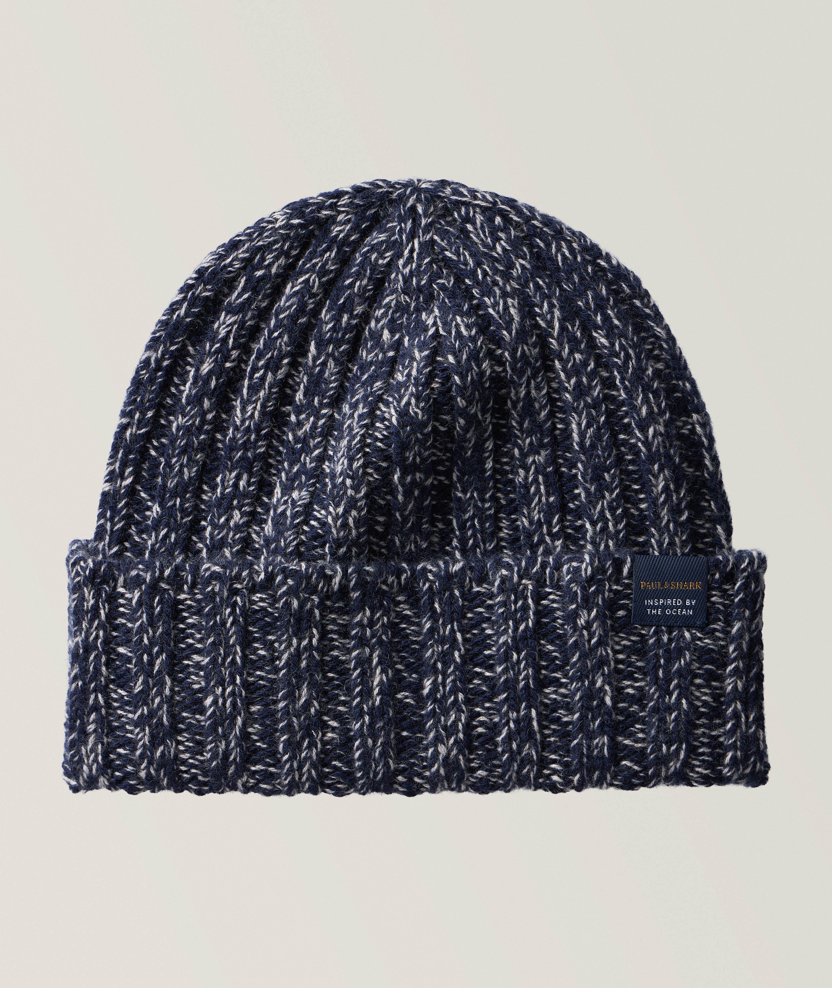 Riviera Ribbed Wool-Cashmere Beanie image 0