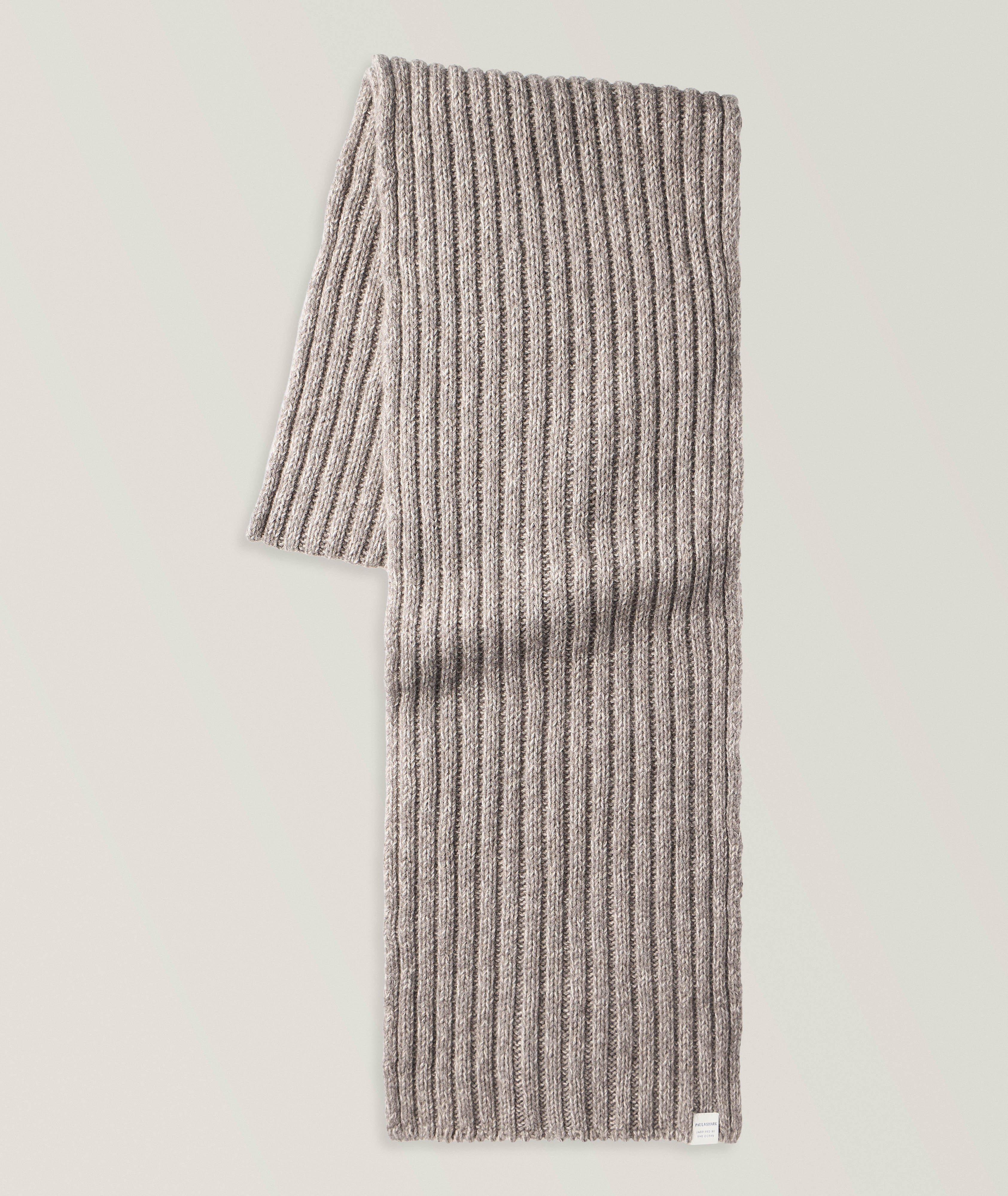 Riviera Ribbed Wool-Cashmere Scarf image 0