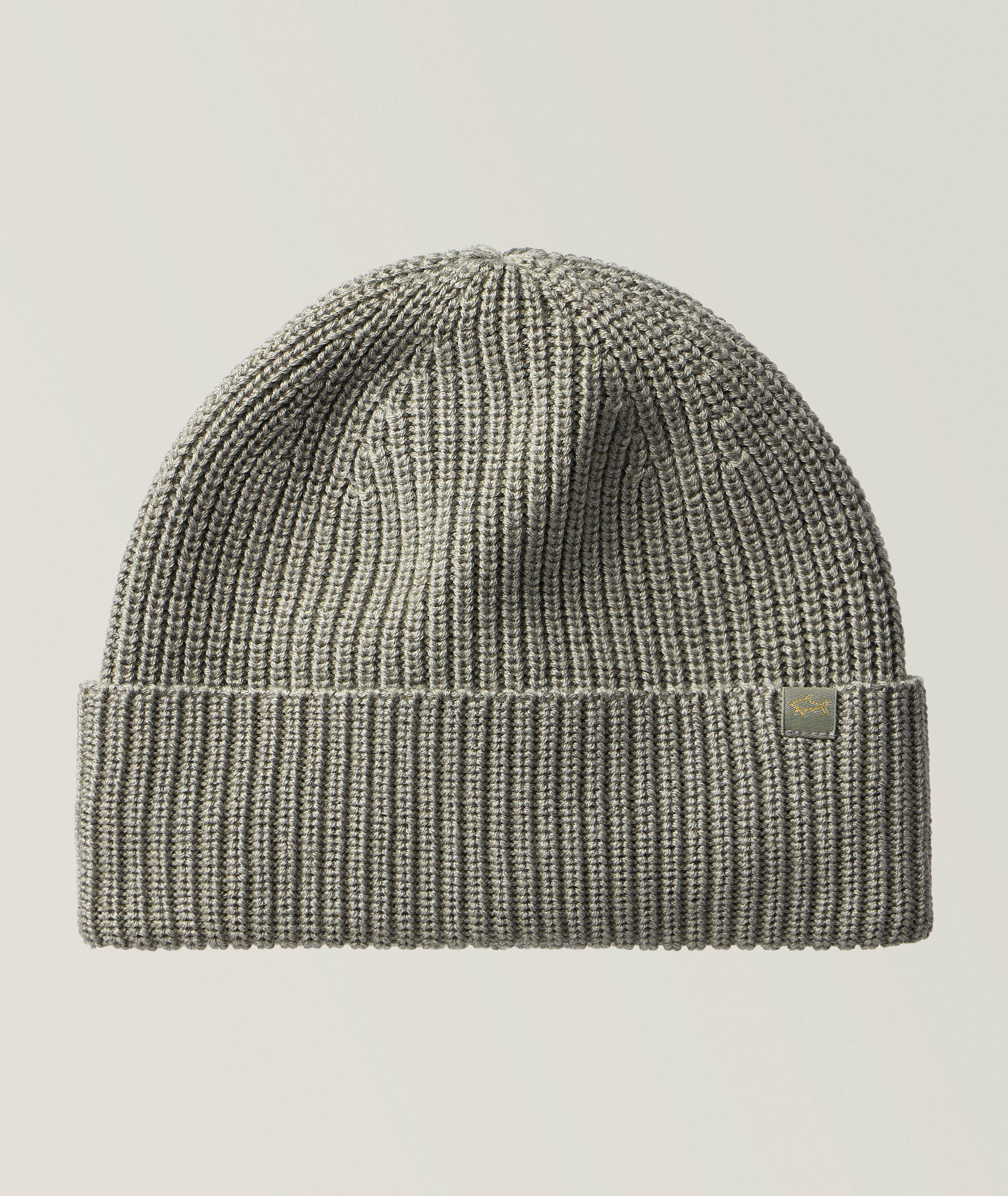 Ribbed Wool-Silk Beanie image 0